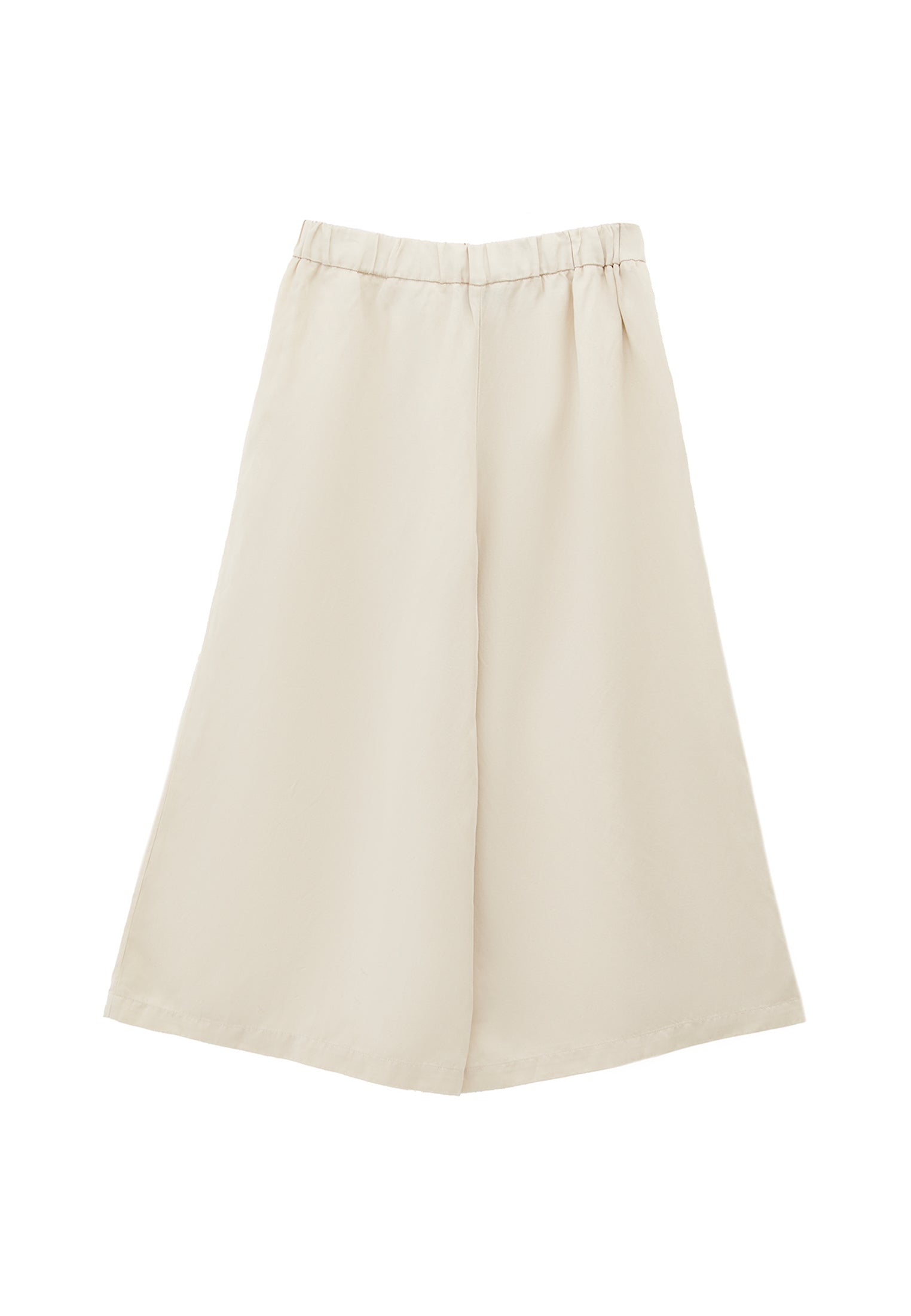 Ultra High Waist Culotte - ALMOND MILK