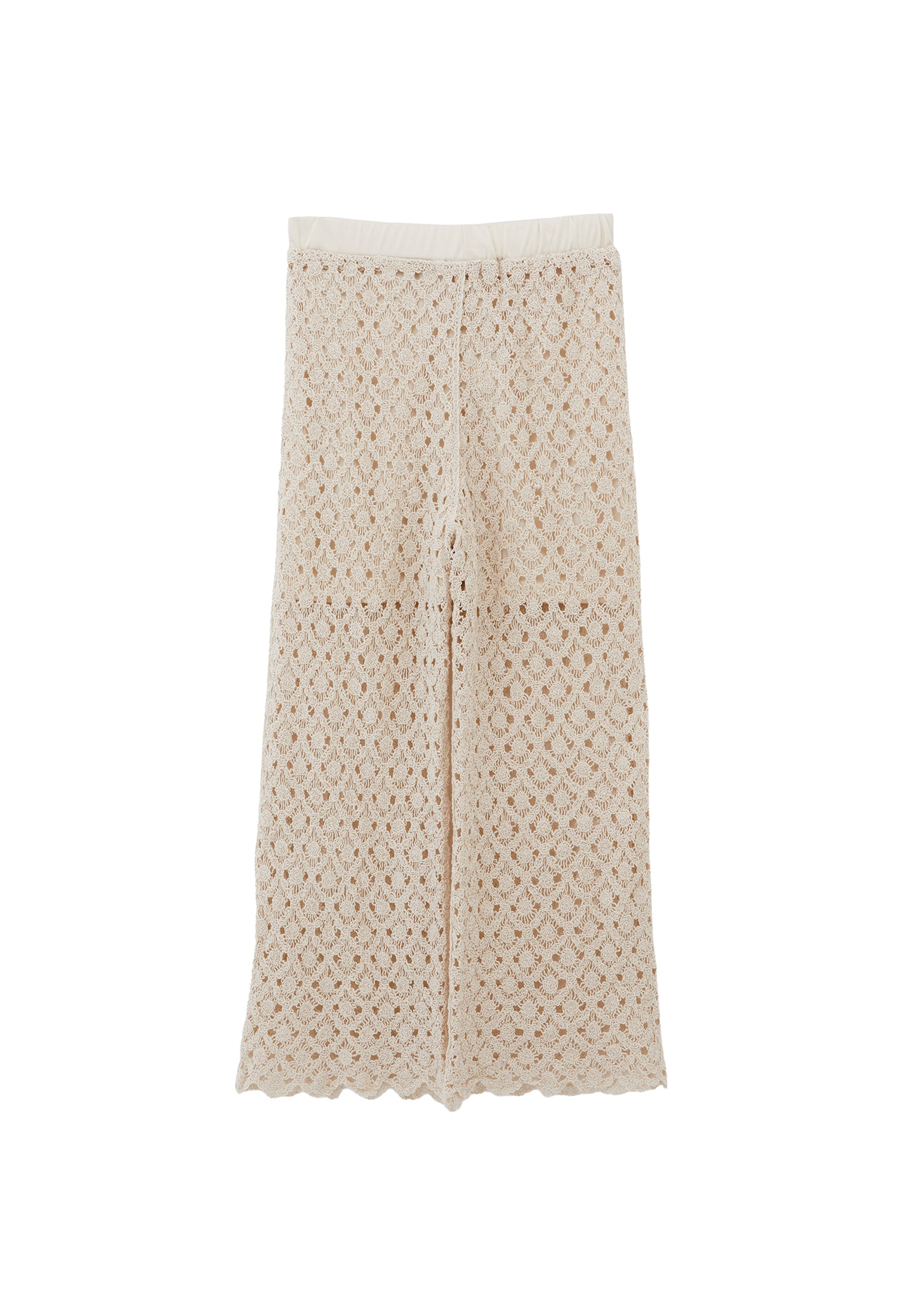 Straight Leg Pants - ALMOND MILK