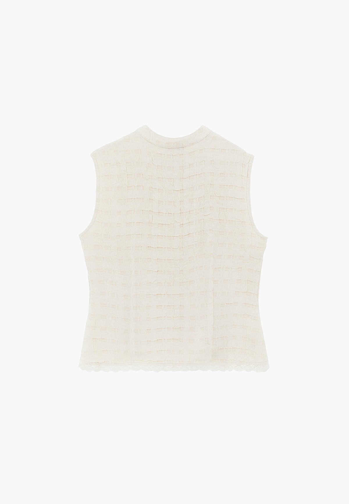 Bohemian Style Midi Blouse - Cream