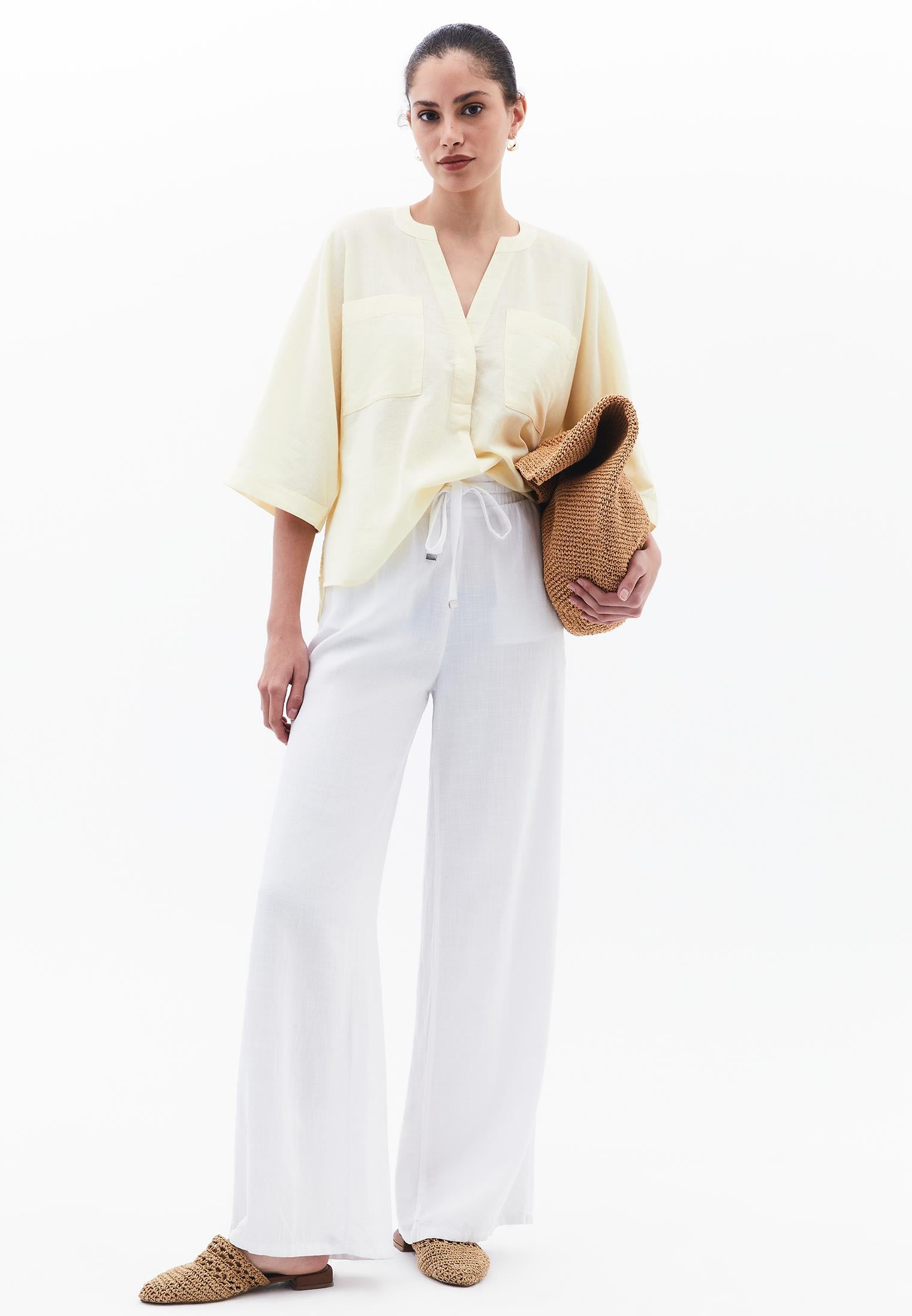 Summer Oversize Shirt - ANISE FLOWER