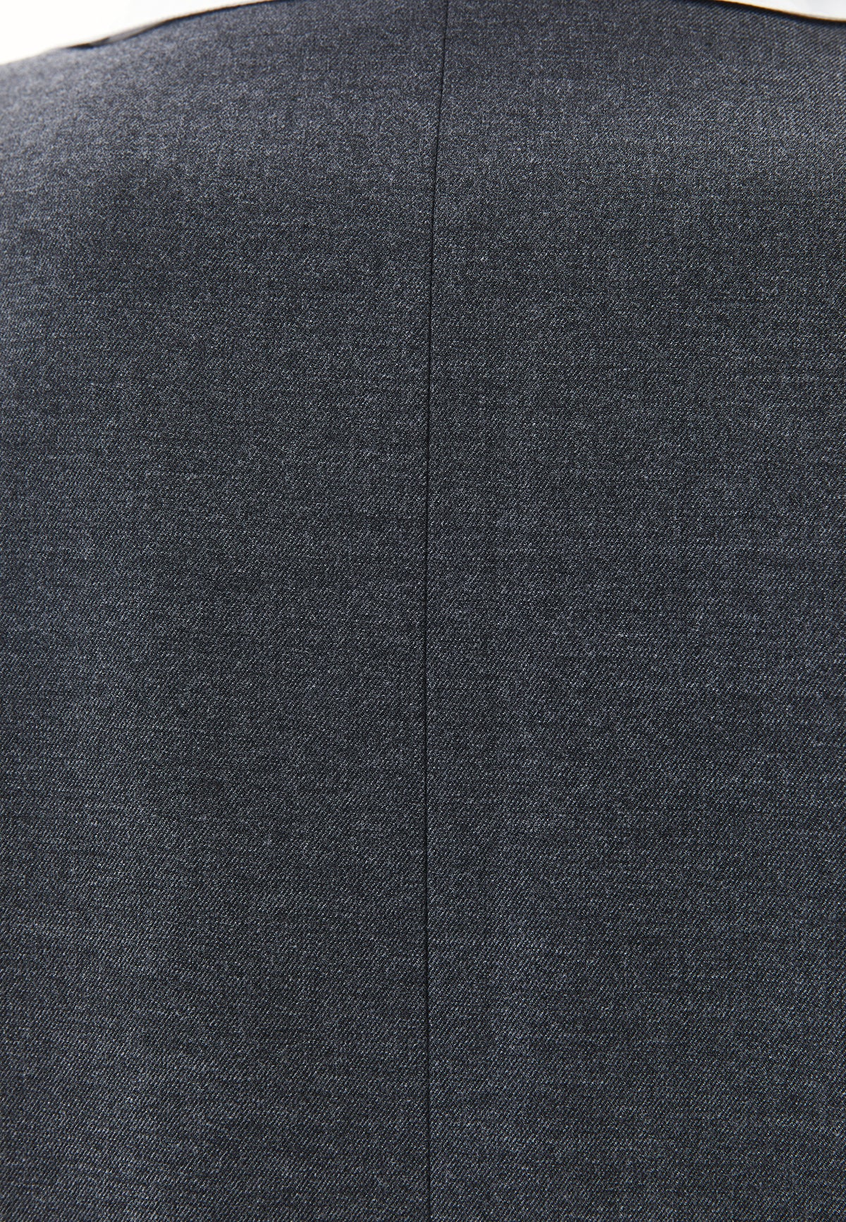 V Neck Button Detailed Oversize Vest - ANTHRA MELANGE