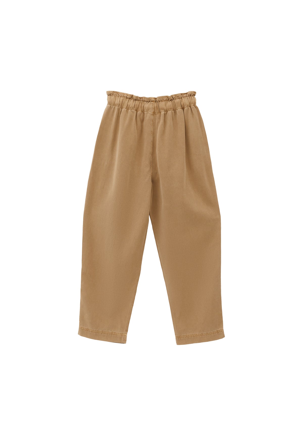 Pleated Tencel Baggy Pants - ANTIK CURDS WHEY