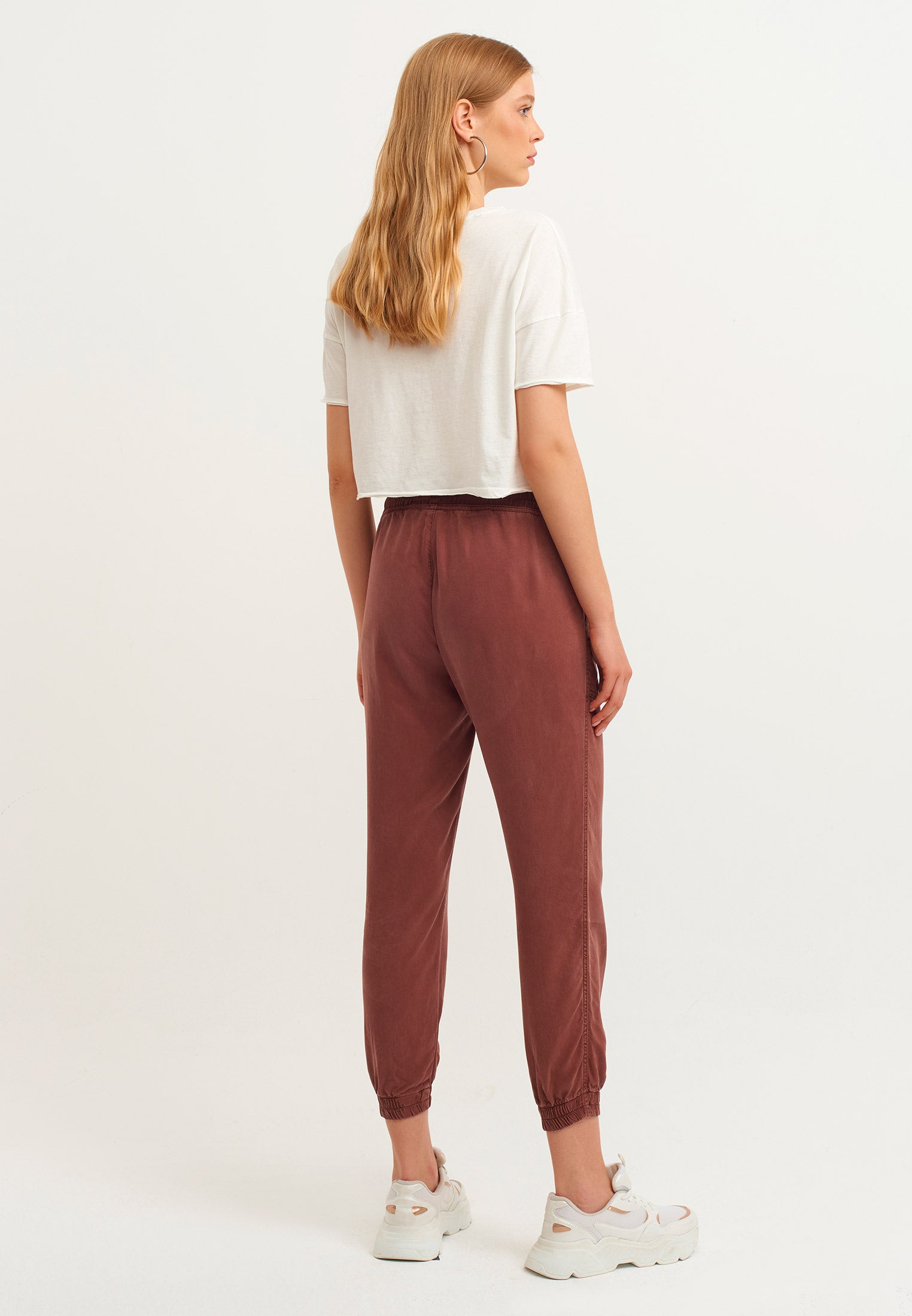 POCKETED JOGGER PANTS - ANTIK DARK APRICOT