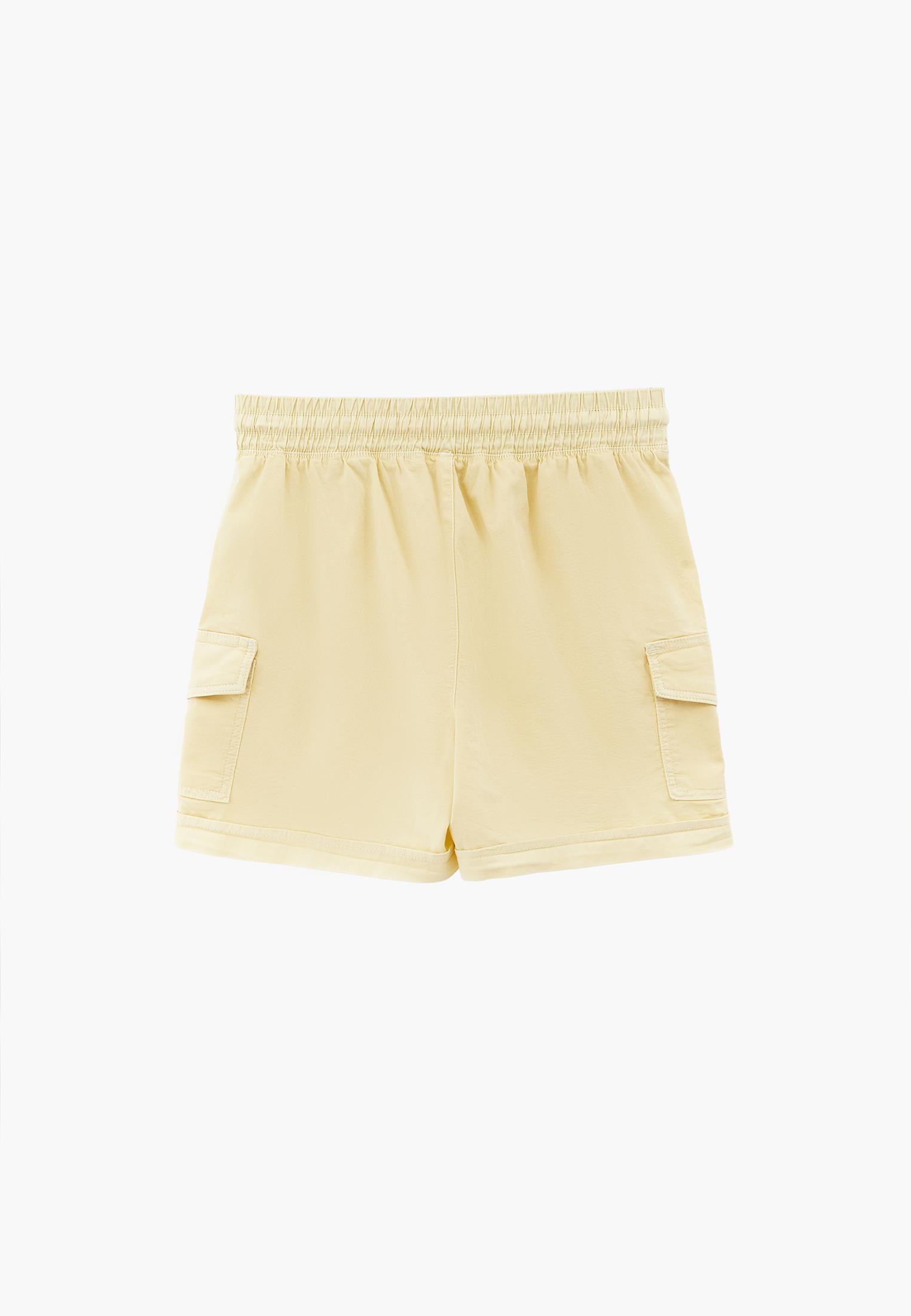 Ultra High Waist Elastic Waistband Tie Shorts - ANTIK FLAN