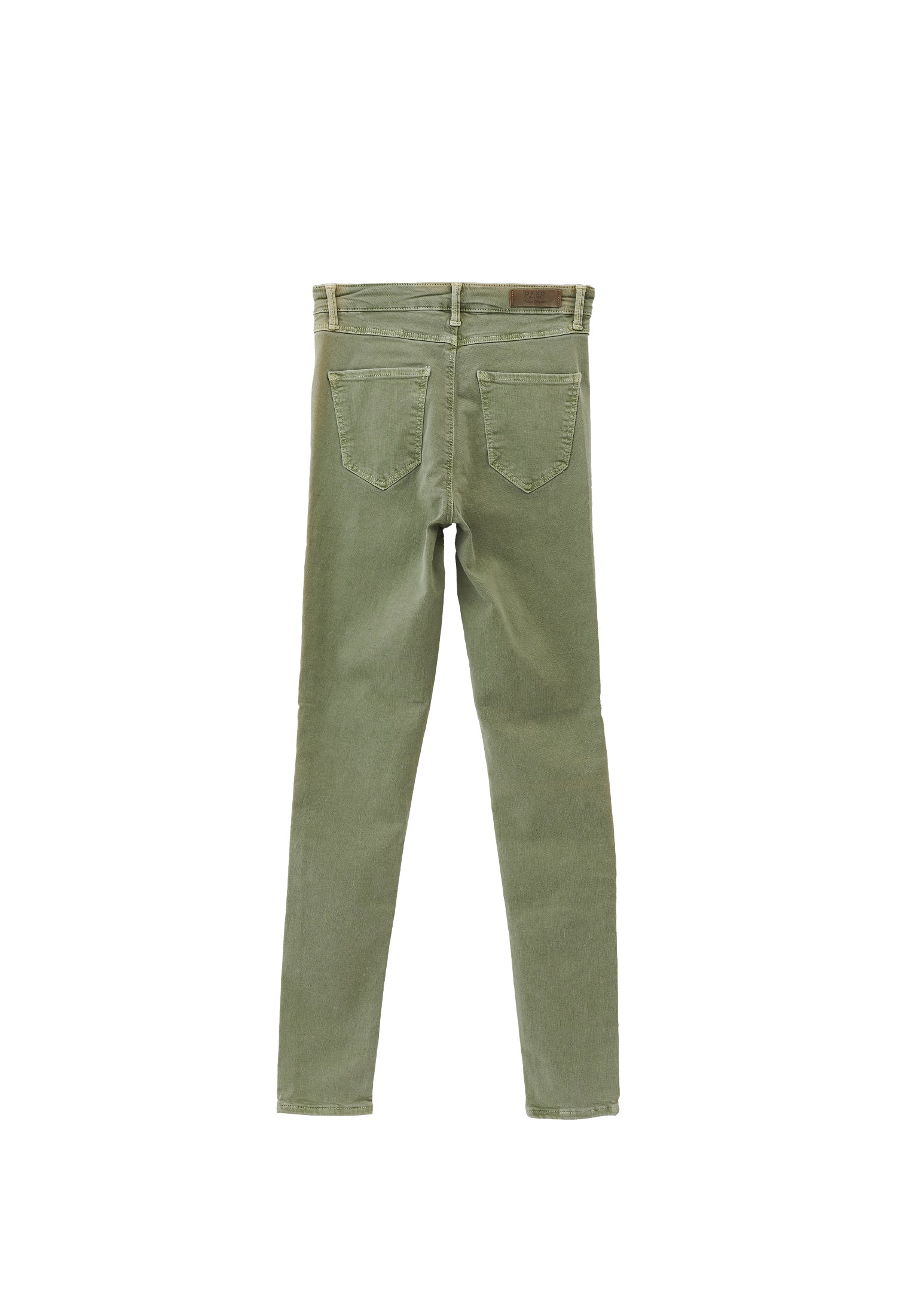 High waist skinny pants - ANTIK OIL GREEN