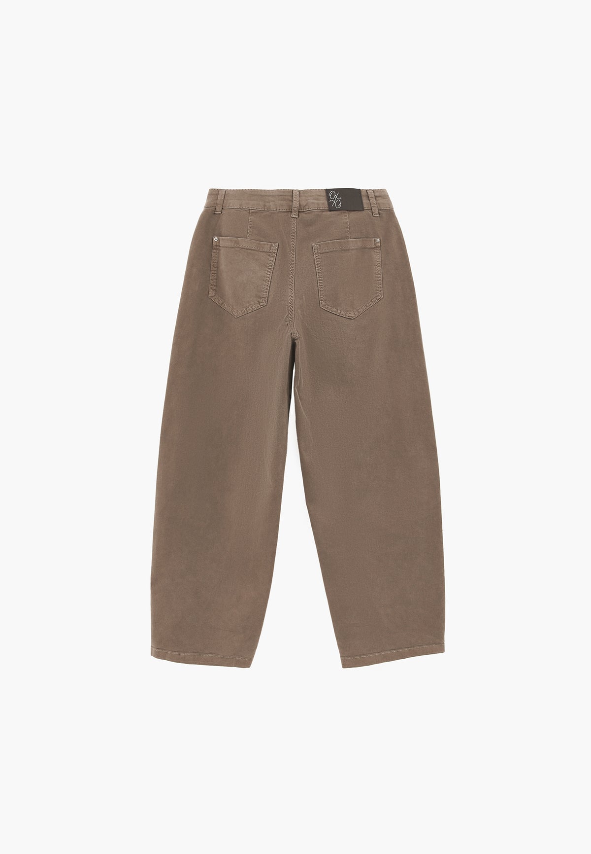 Barrel Standard Regular Waist Woven Pants - Anthracite