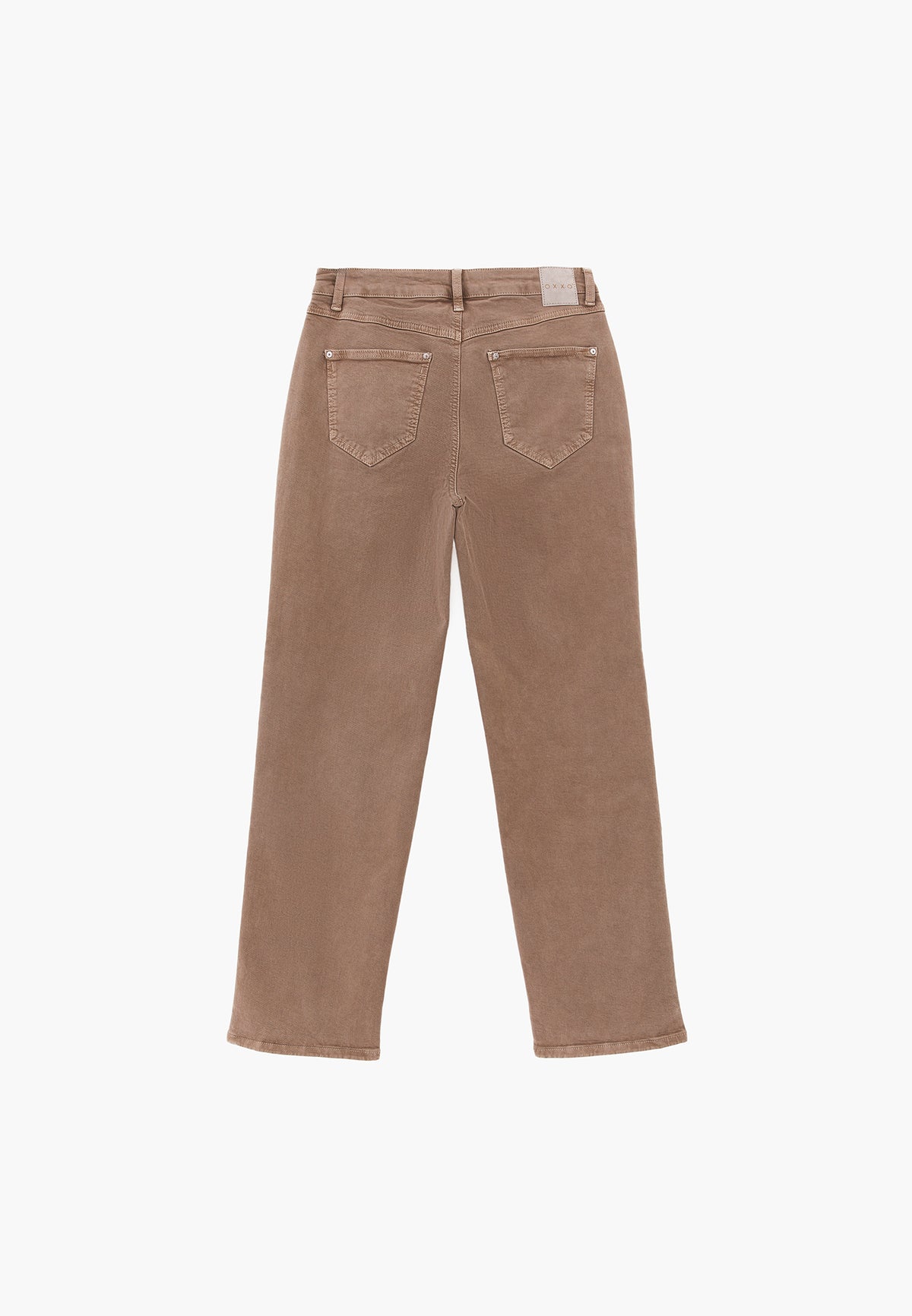 Ultra High Waist Straight Leg Pants - Anthracite