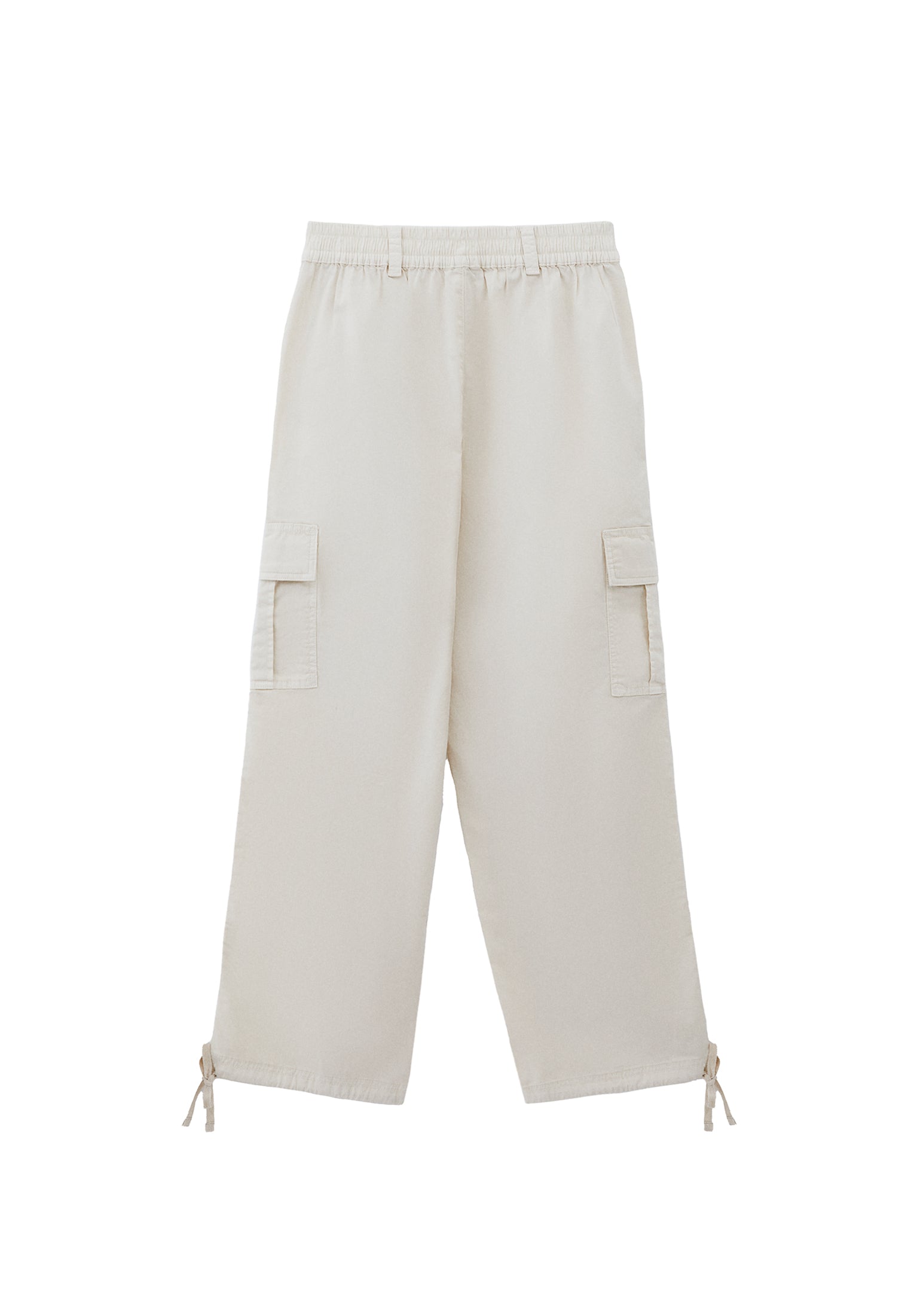 Jogger Pants With Belt Detail - ANTIK SILVER BIRCH