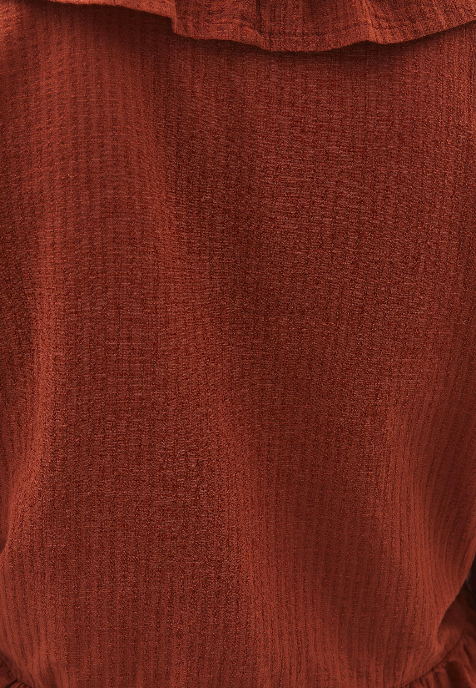 Deep Neck Blouse - ARABIAN SPICE