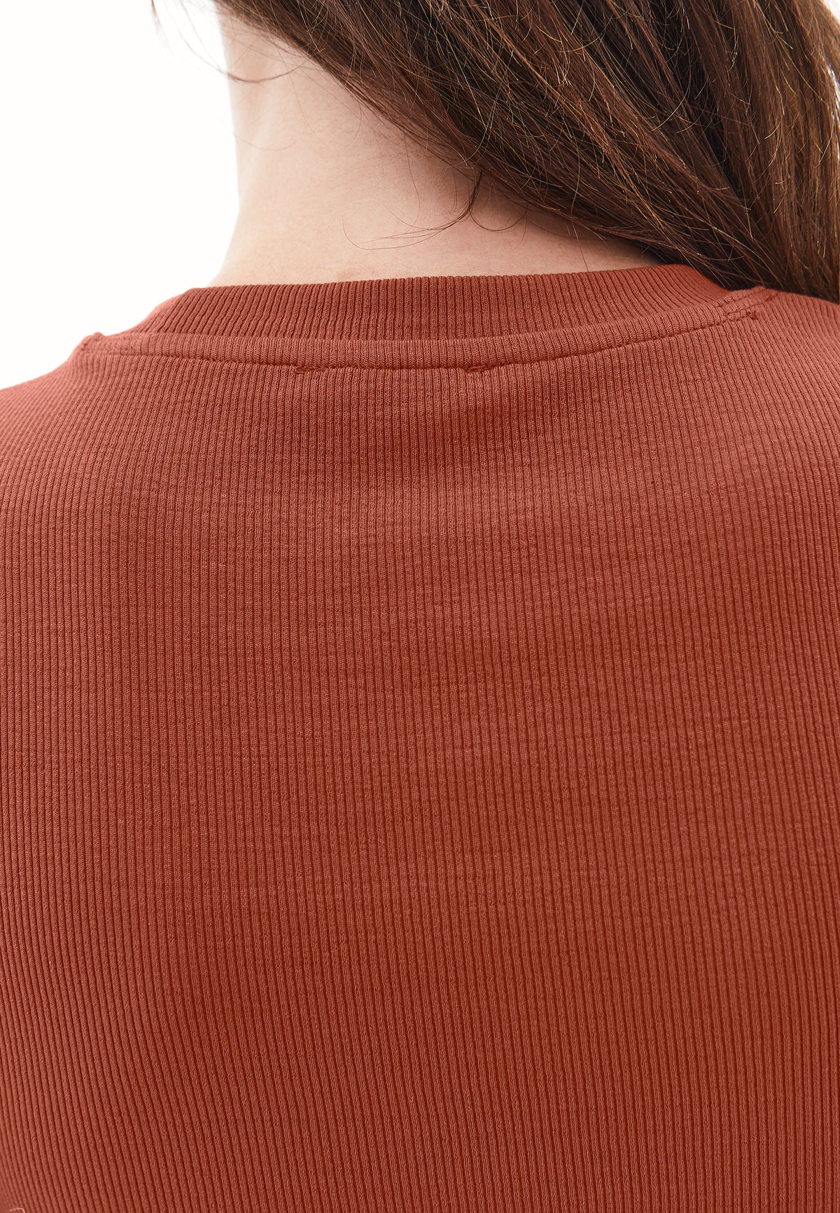 Bodycon Crew Neck T-Shirt - ARABIAN SPICE