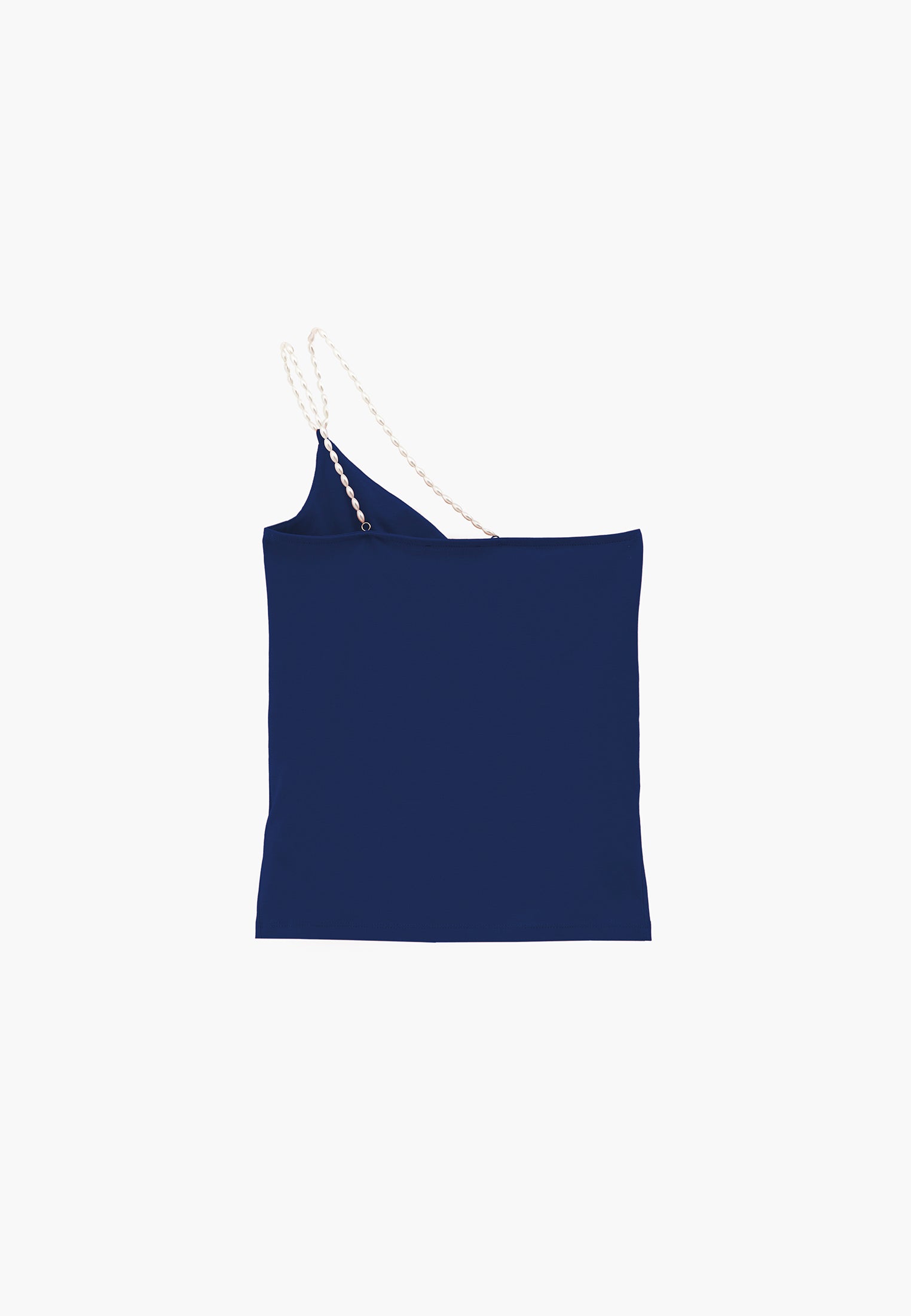 One Shoulder Bodycon Tank - BELLWETHER BLUE