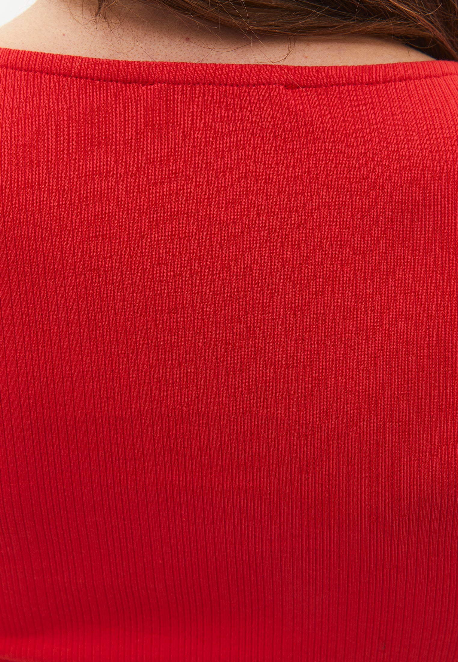 Wide Neck Buckle Detail Tank Top - BITTERSWEET