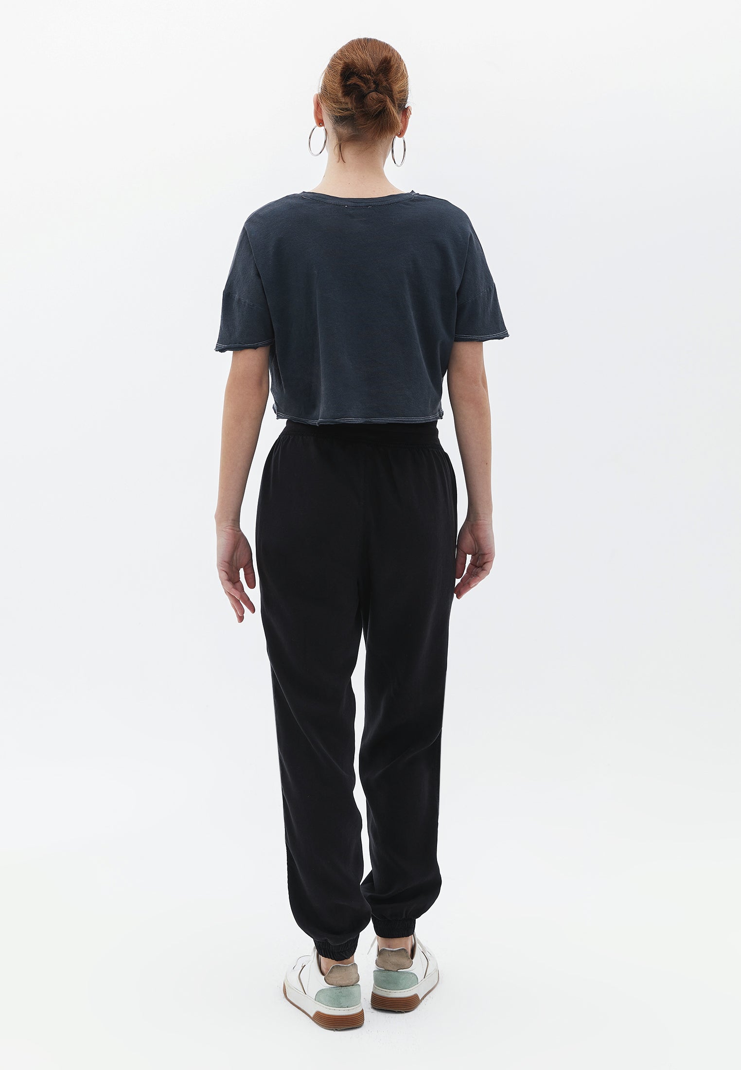TENCEL JOGGER PANTS - BLACK