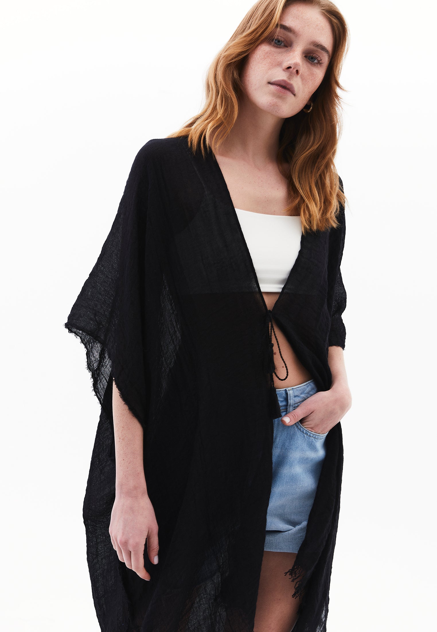 Women Scarf - BLACK