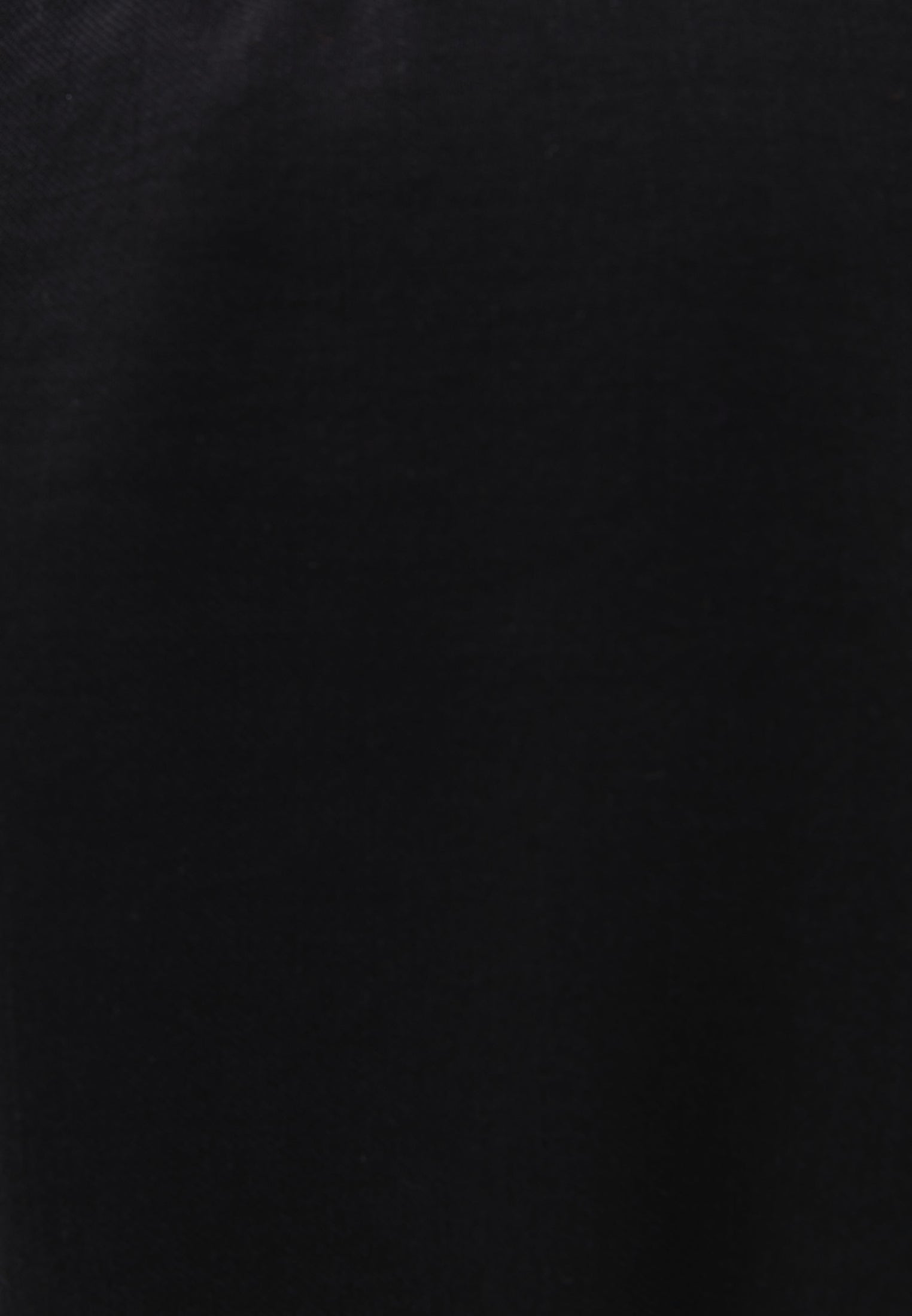 فستان طويل مزدوج الصدر - أسود