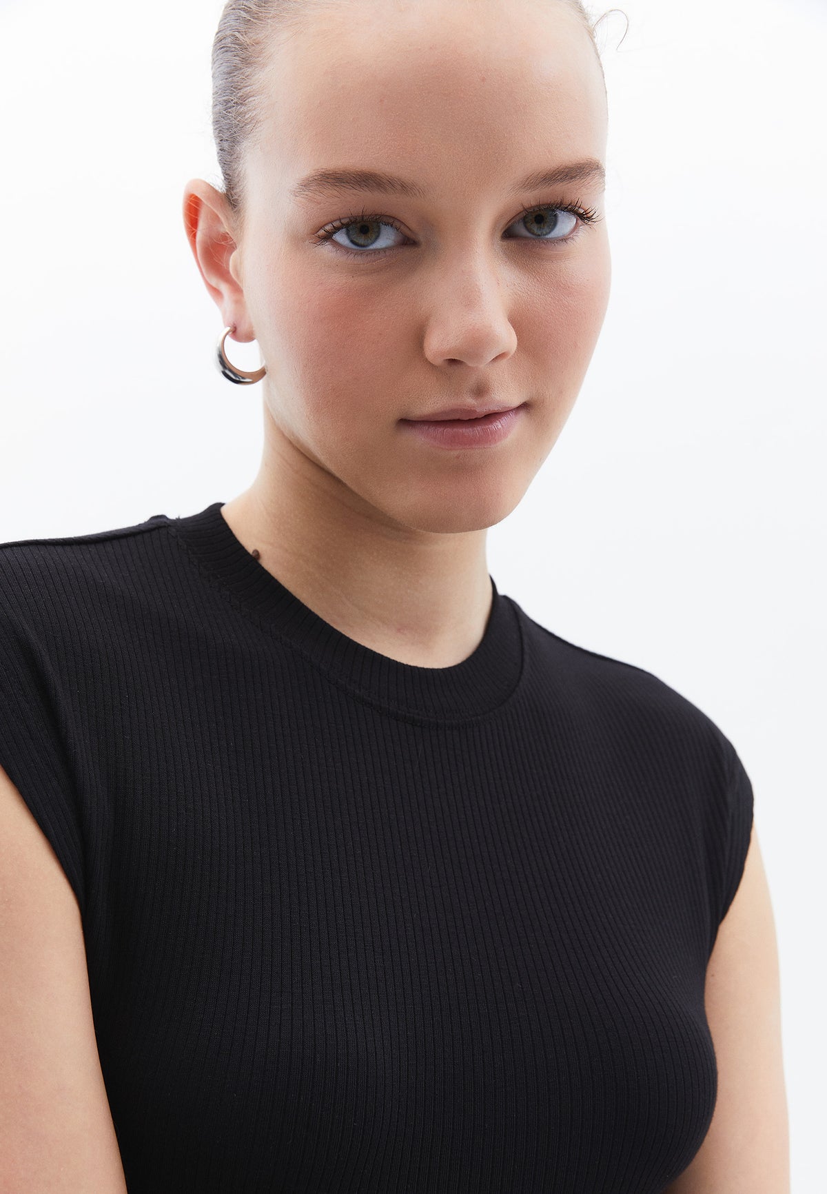Long Sleeve Loose T-Shirt - Black