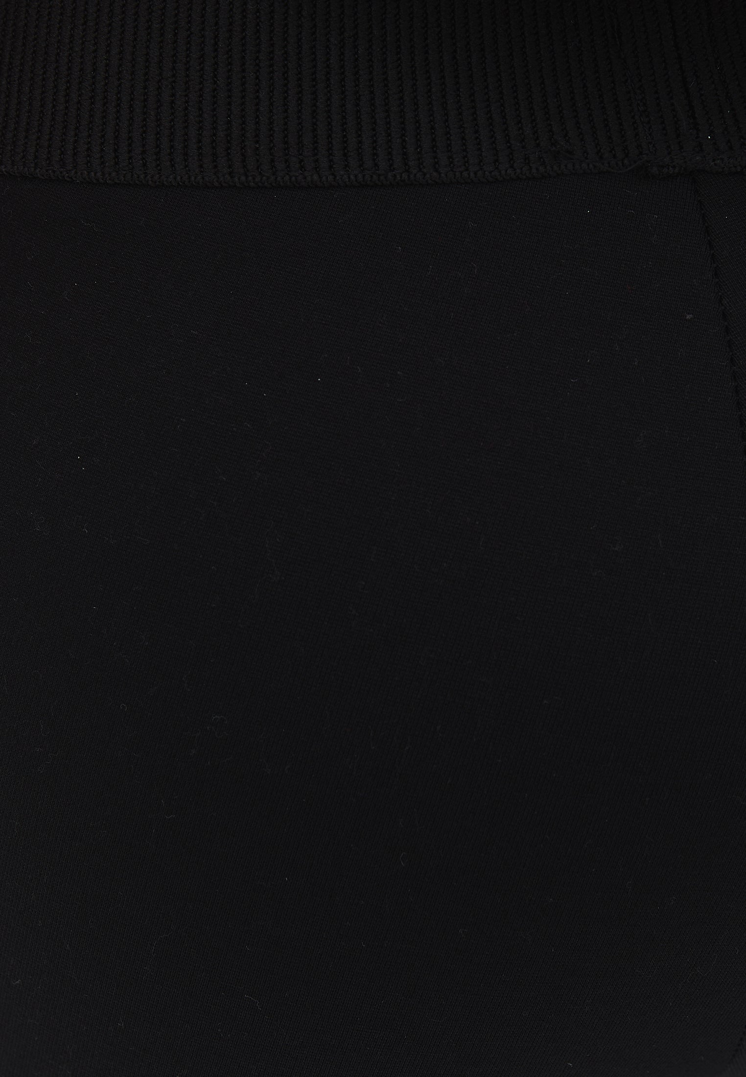 بنطال ضيق بخصر عالٍ جدًا مع تفاصيل حزام - أسود