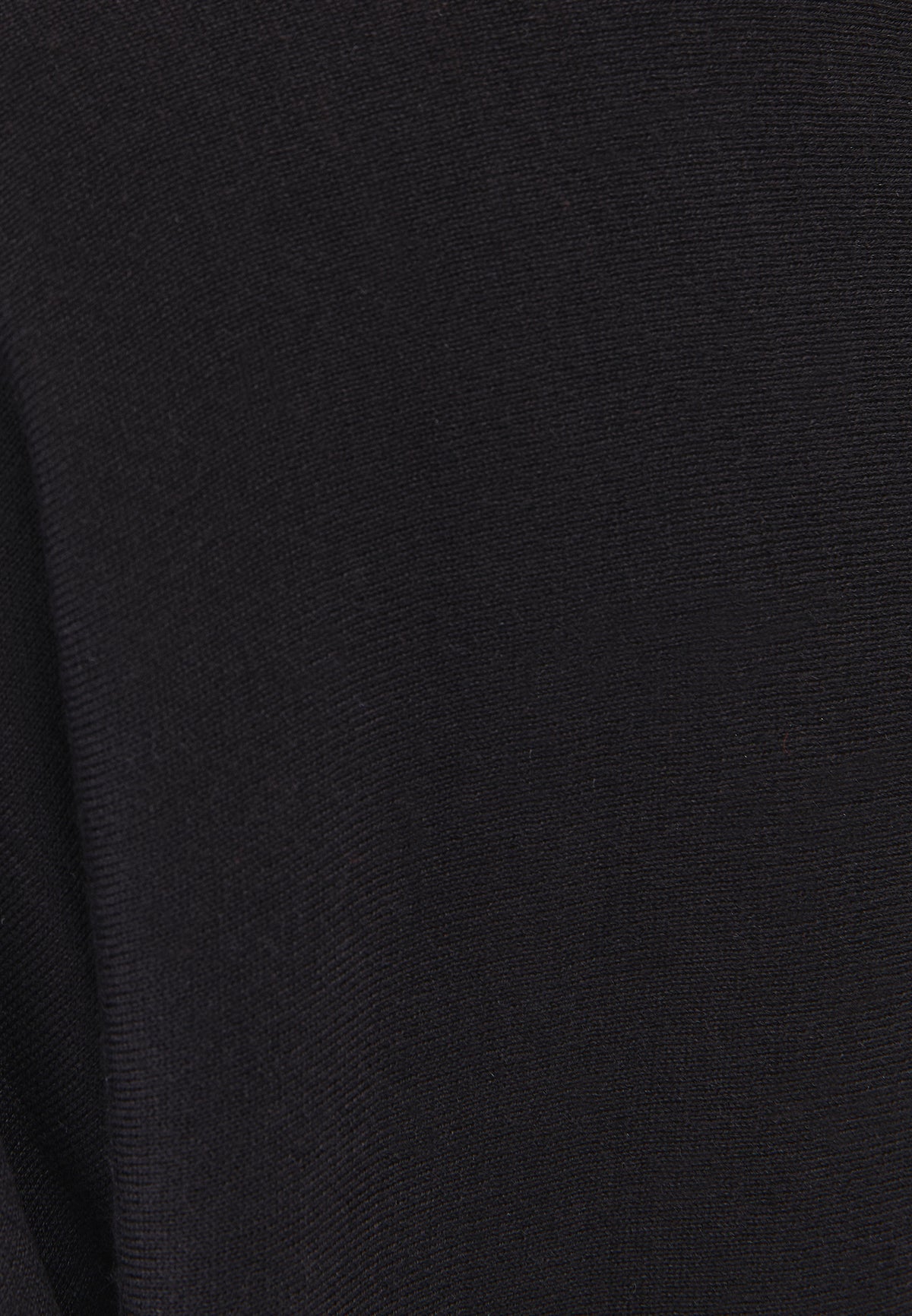 V Neck Sweater - BLACK