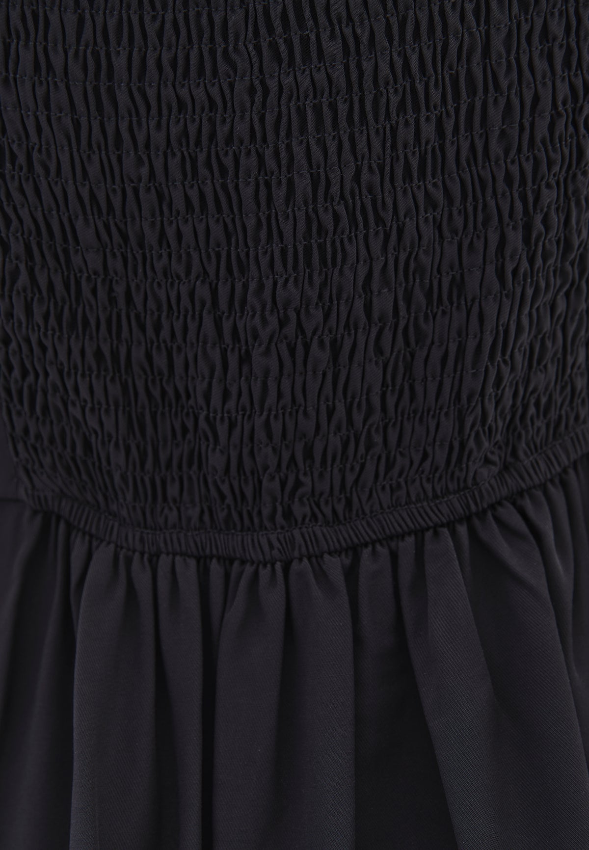Sweetheart Neckline Midi Dress - Black