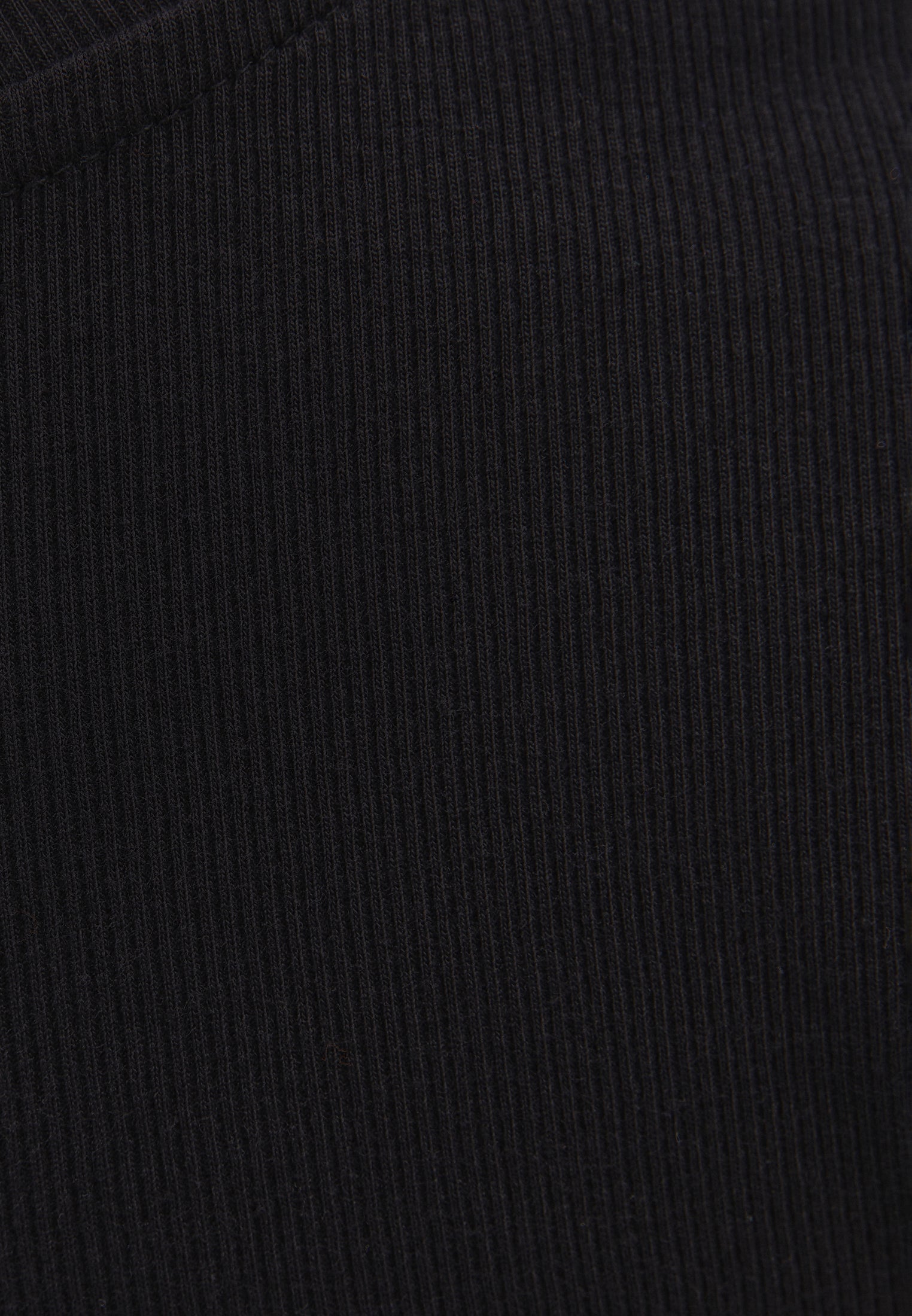 Boat Neck Sleeveless T-Shirt - BLACK