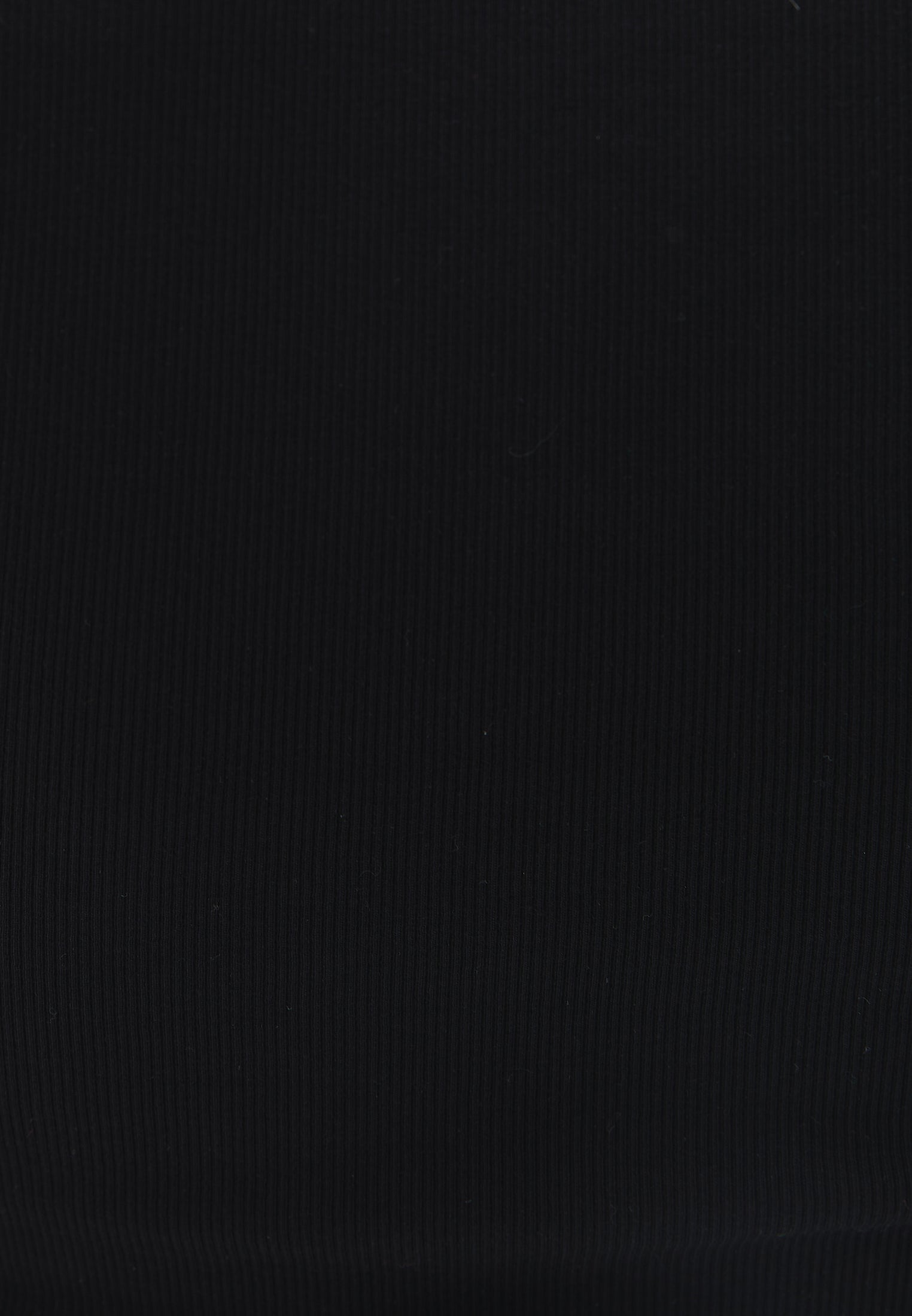 Zipper detailed cotton tank top - BLACK