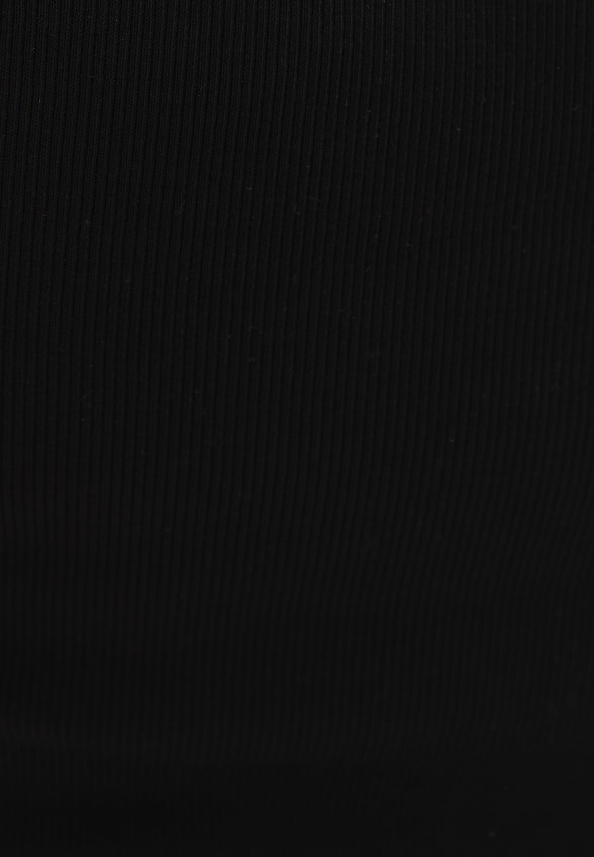Boat Neck T-Shirt - BLACK