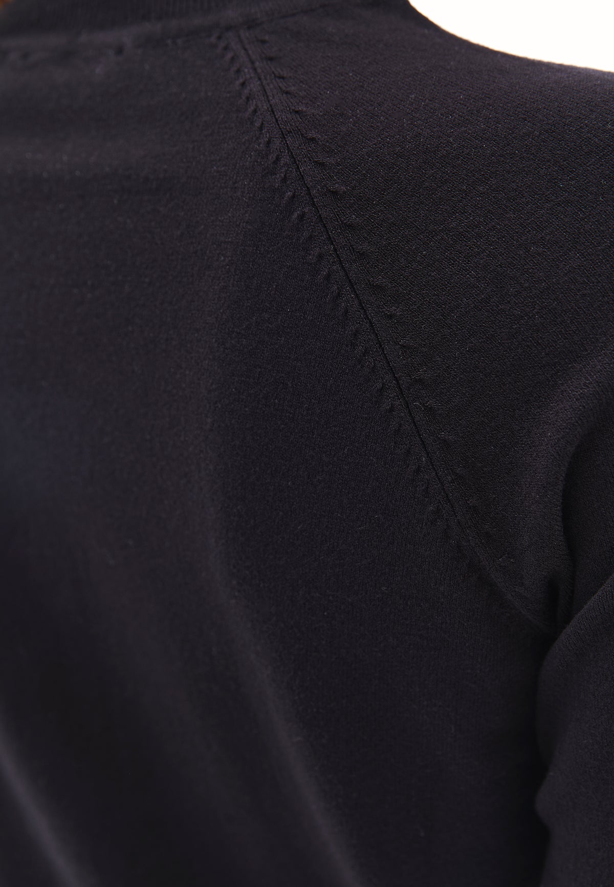 Slim Fit Turtleneck Knitwear - BLACK