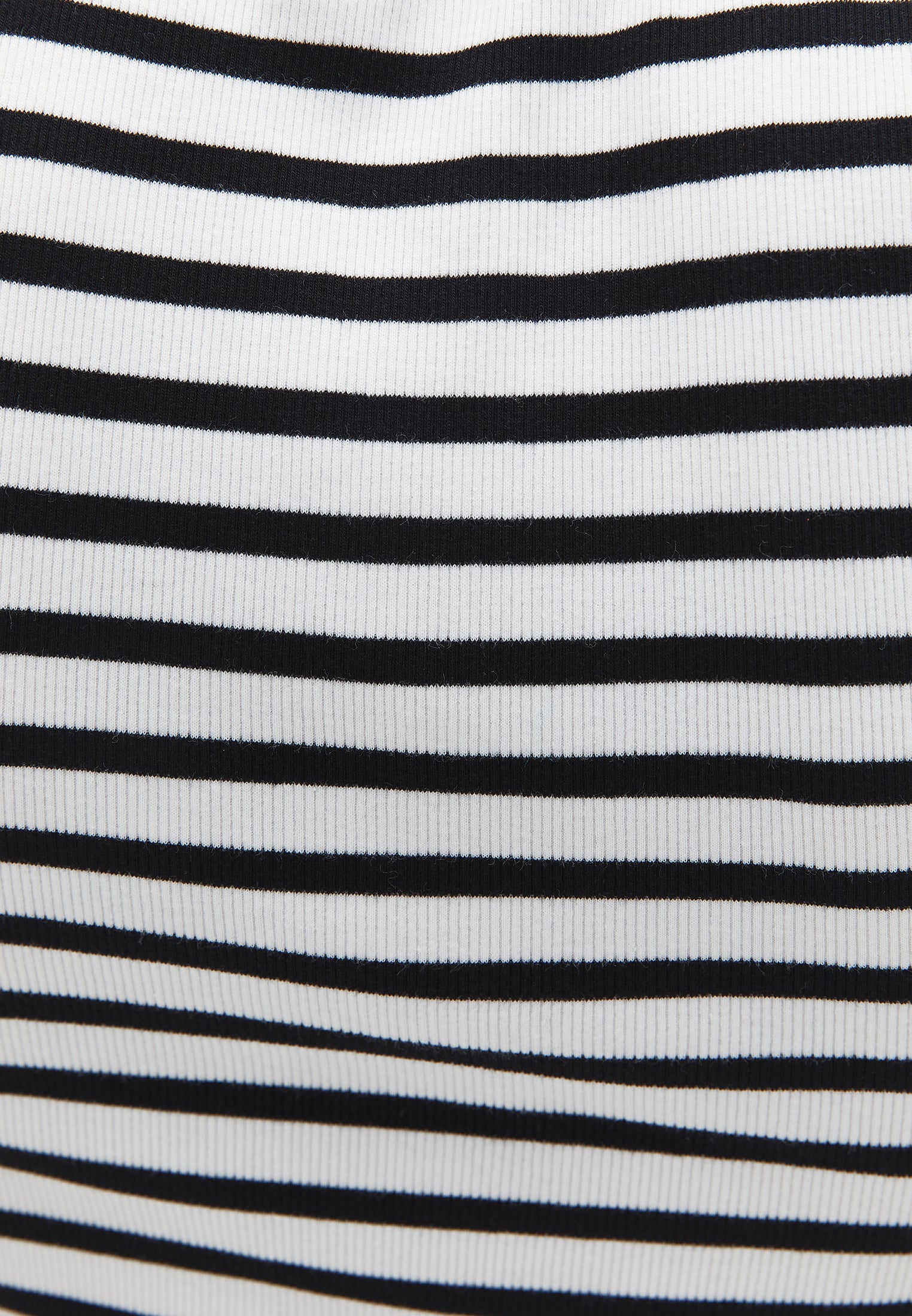 High neck bodycon tank - WHITE/BLACK