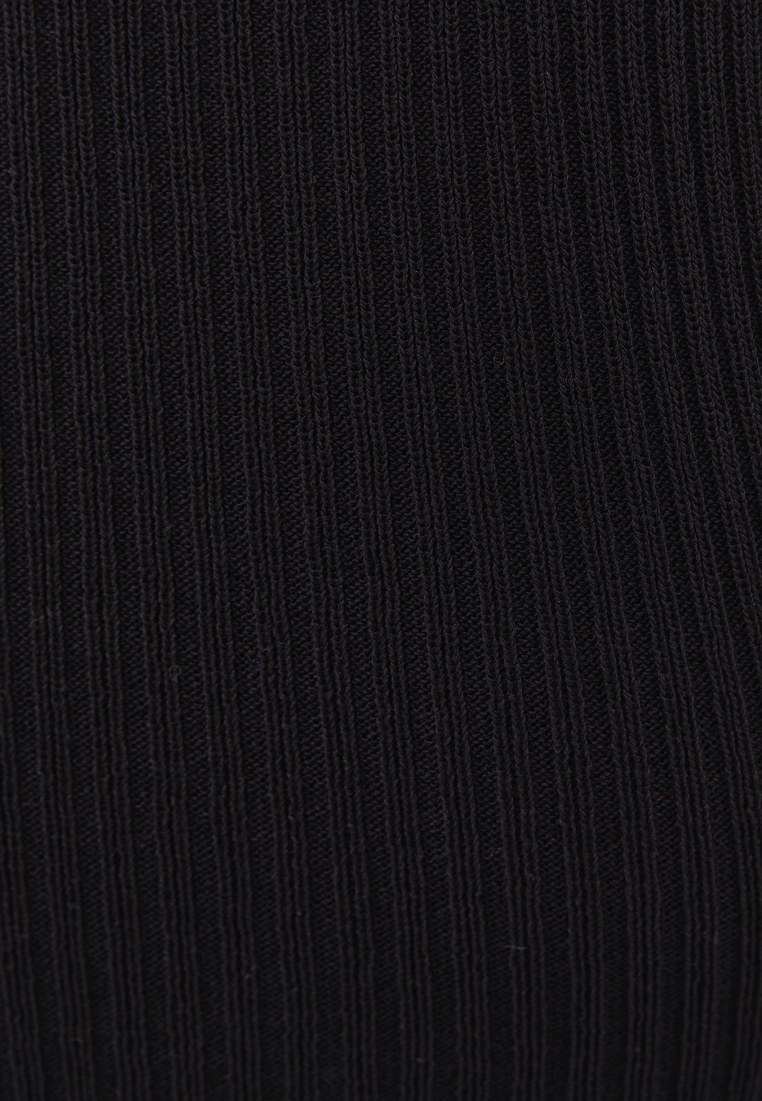 Ribbed Tank Top With Boat Neck - BLACK