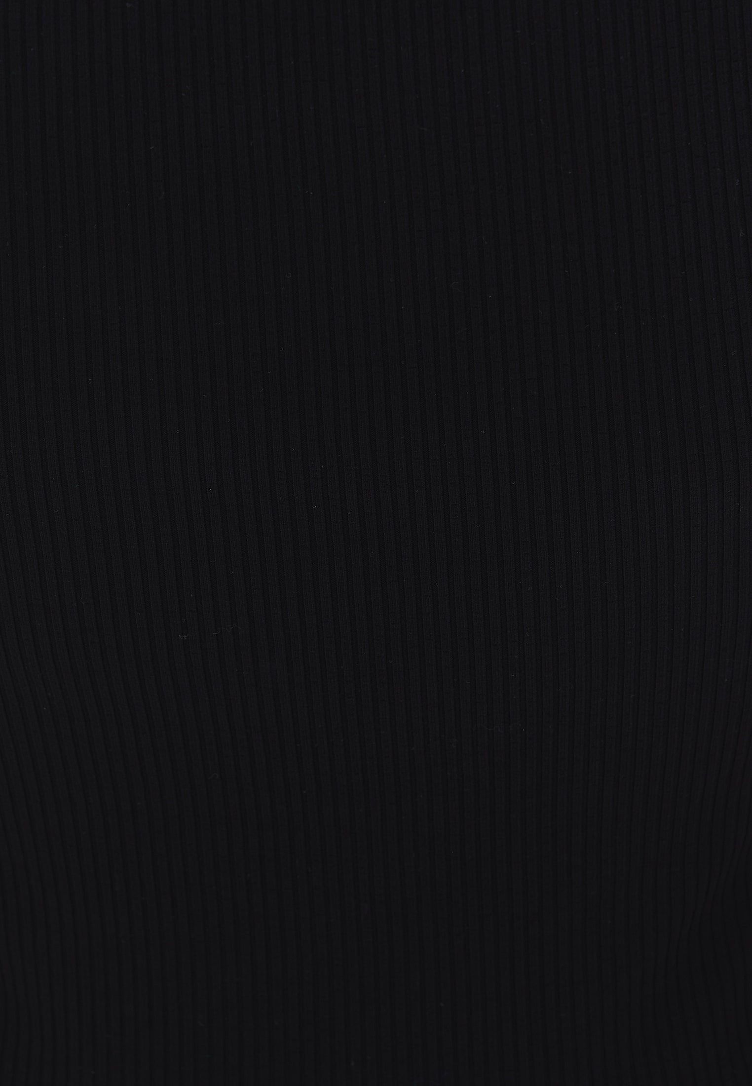 SLEEVELESS TOP WITH U NECKLINE - BLACK