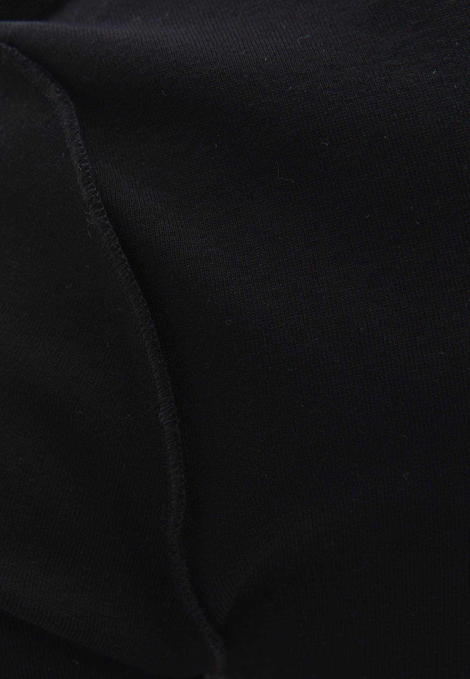 Short sleeve ribbed crew neck t-shirt - BLACK