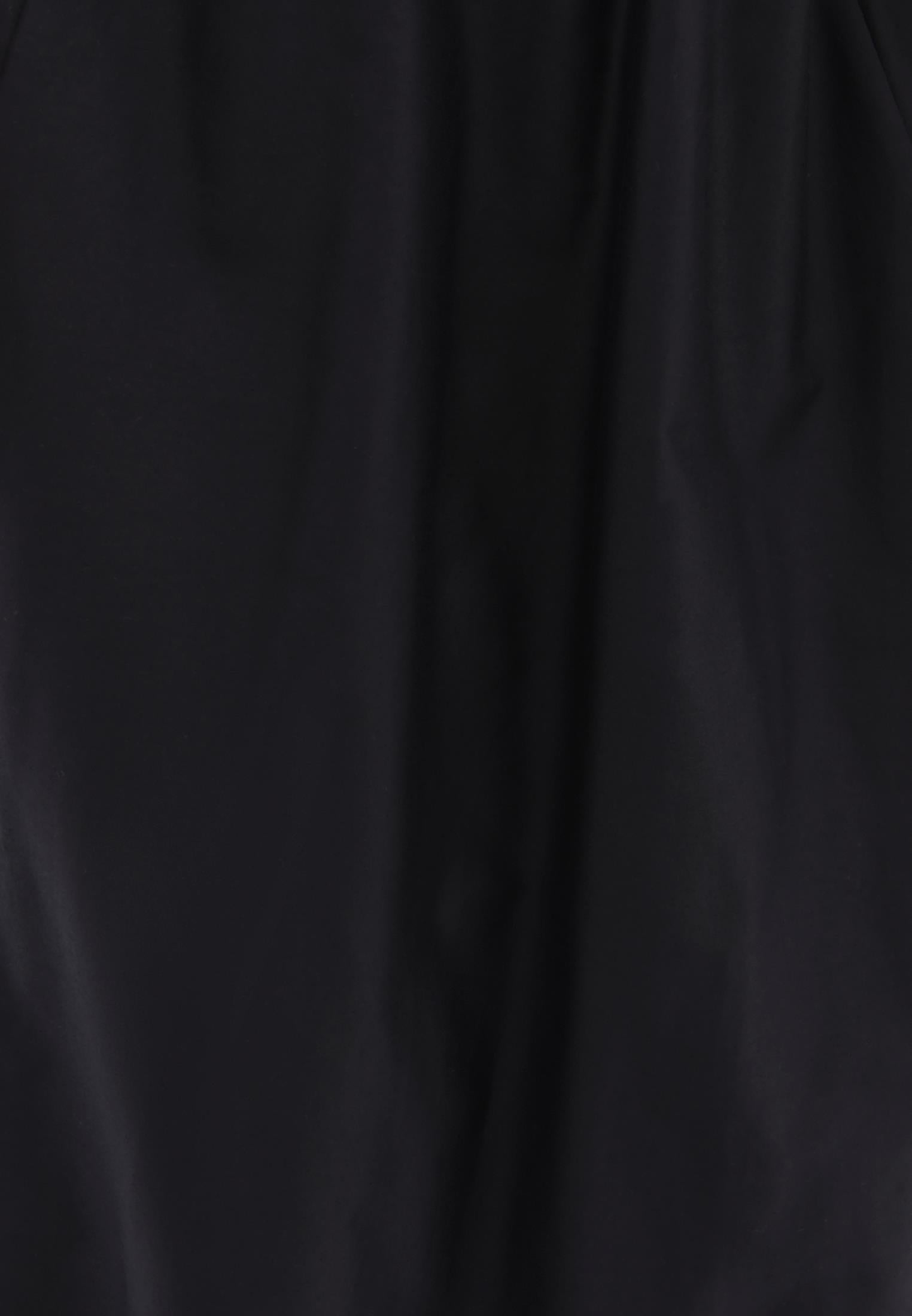 Strapless Balloon Form Summer Dress - BLACK