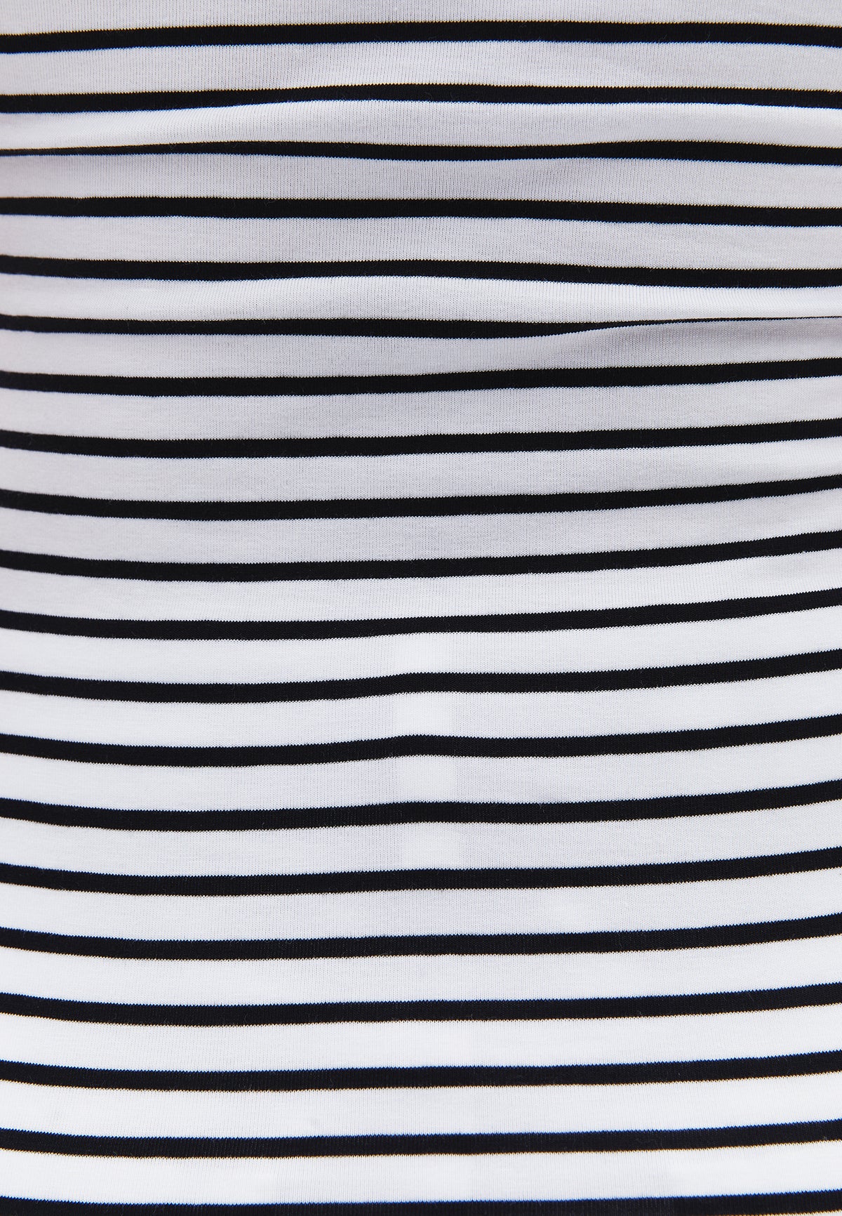 Square Neck Tank Top - Black/White