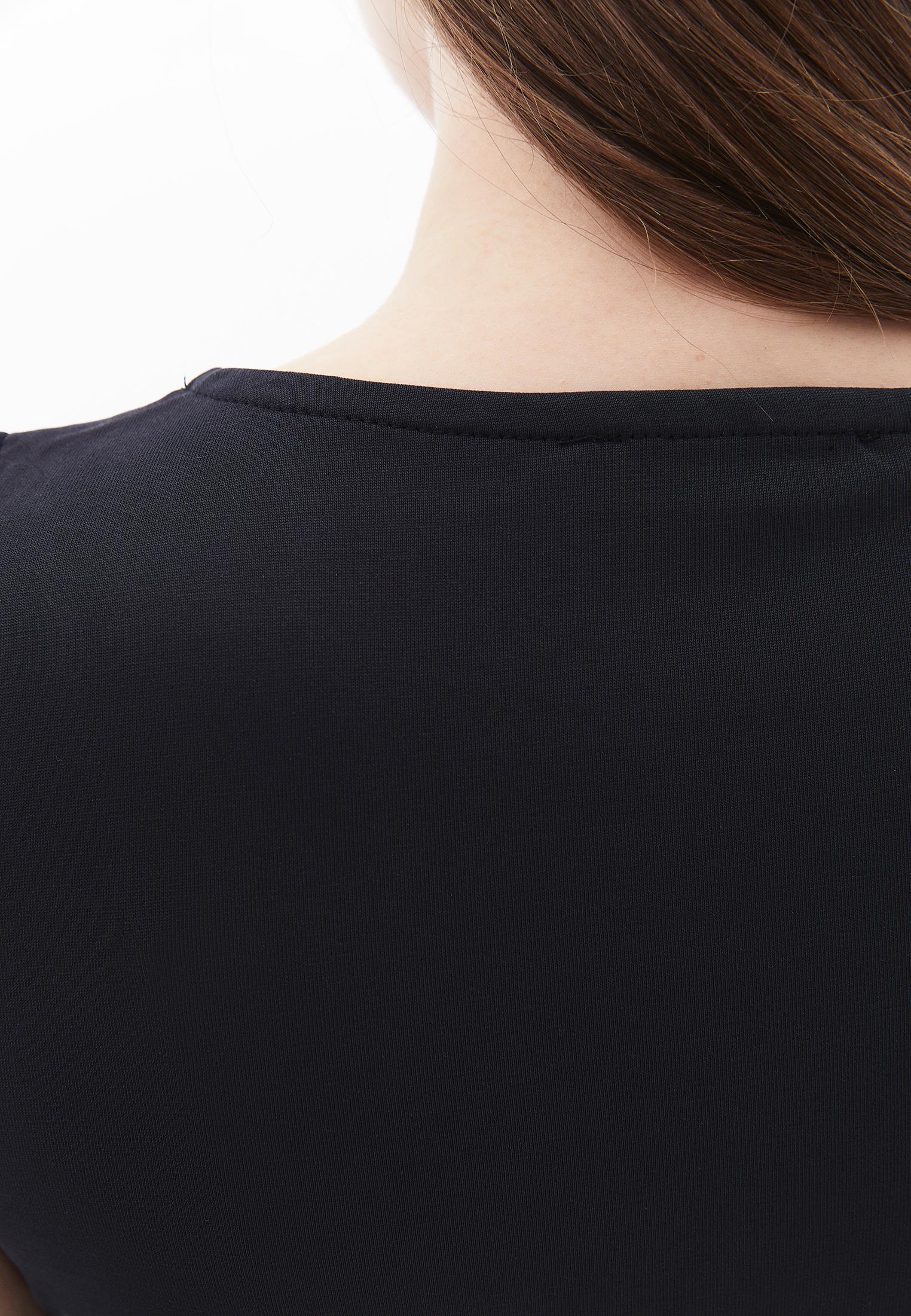 A Line Midi Dress - BLACK