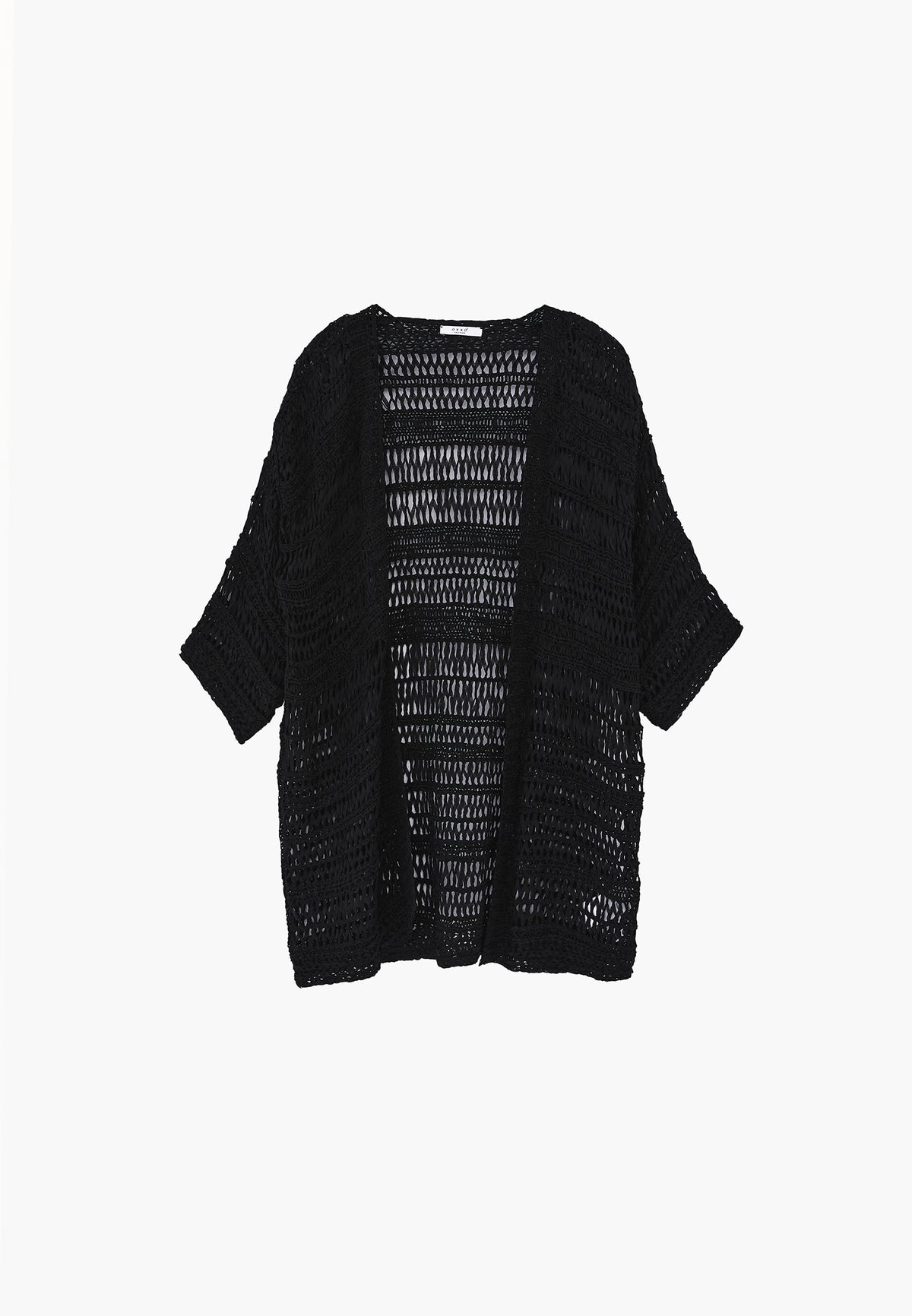 Comfortable Long Cardigan - Black