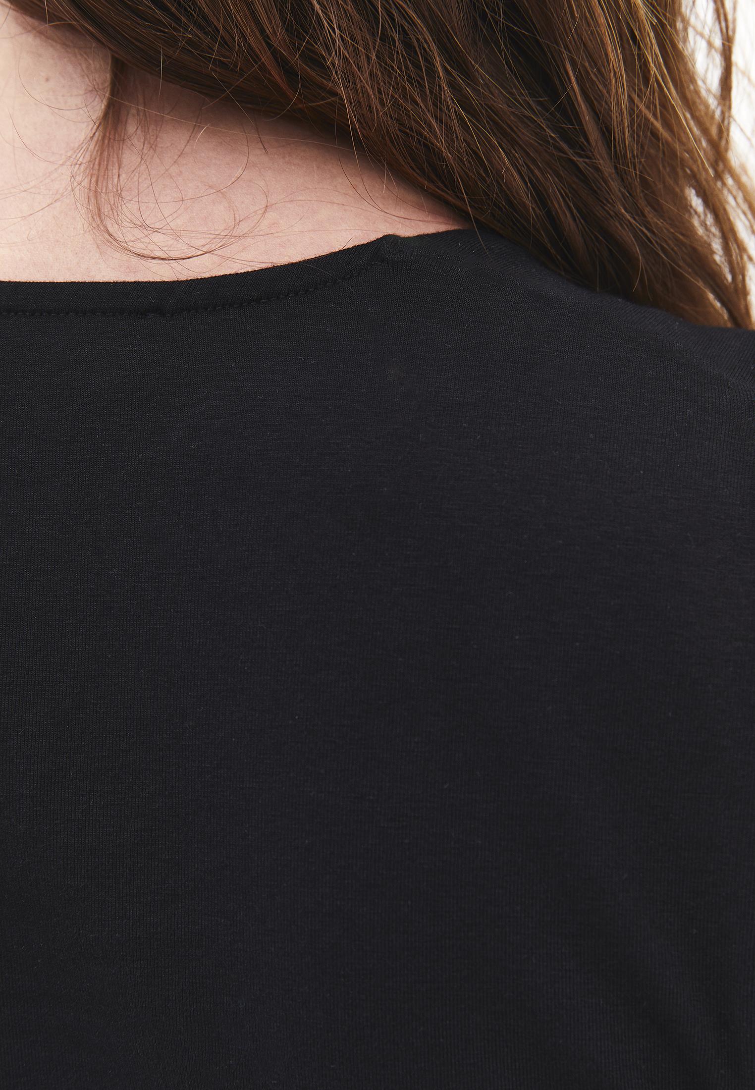 Square Neck Bodycon Standard Tank Top - BLACK