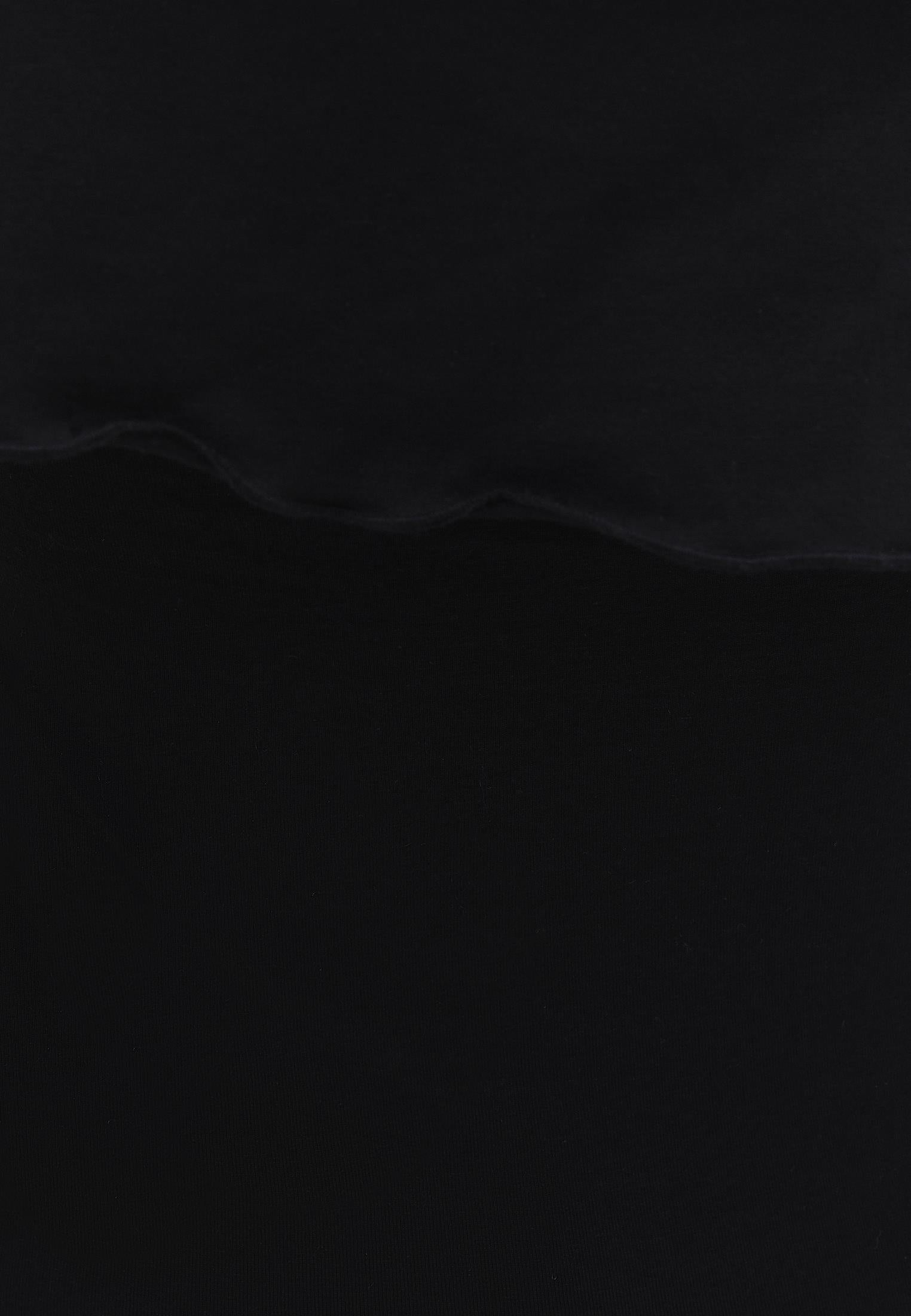 Asymmetric Blouse - BLACK