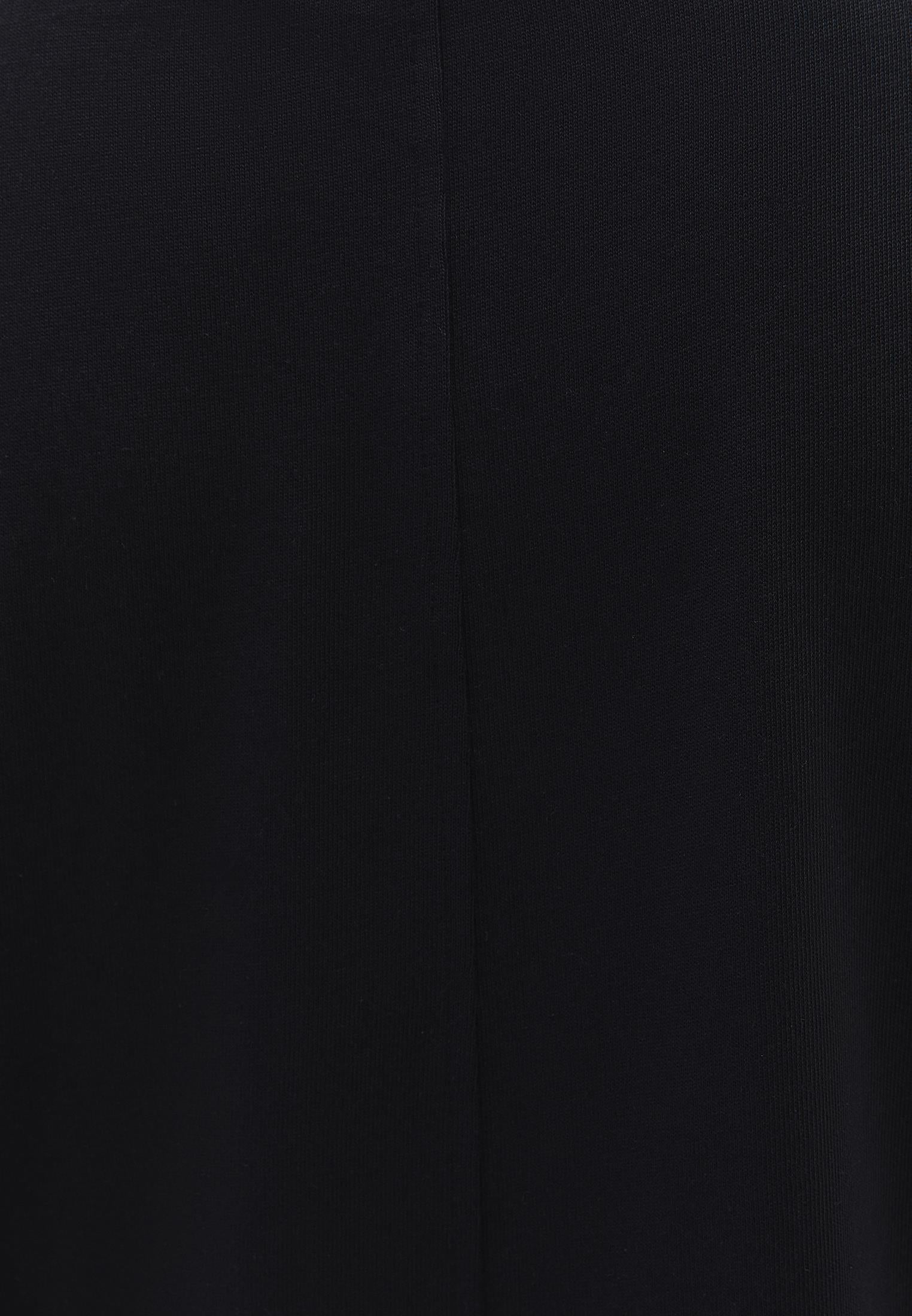 Boat Neck Sleeveless T-Shirt - BLACK