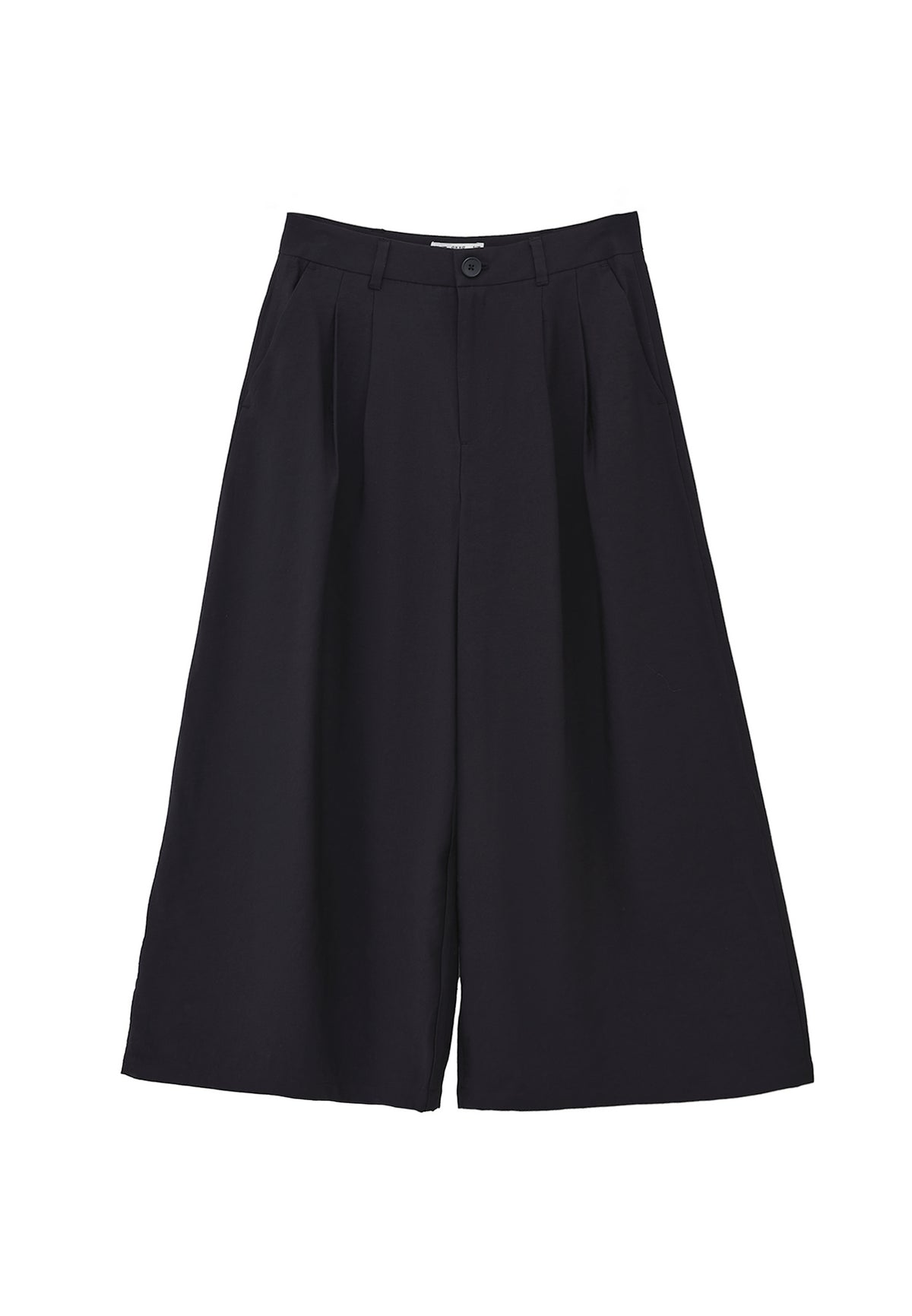 High Waist Wide Leg Pants - Black
