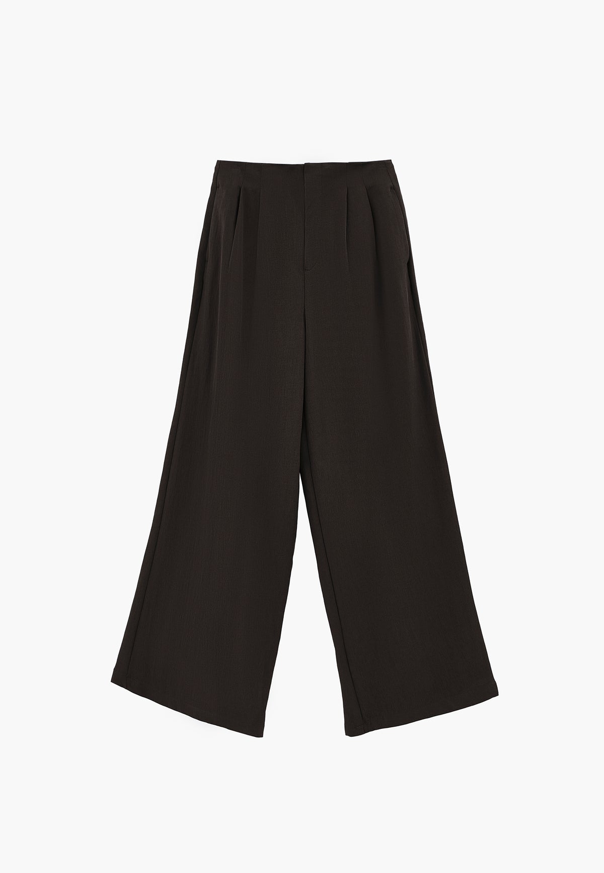 Wide Leg Wide Leg Pants - Black