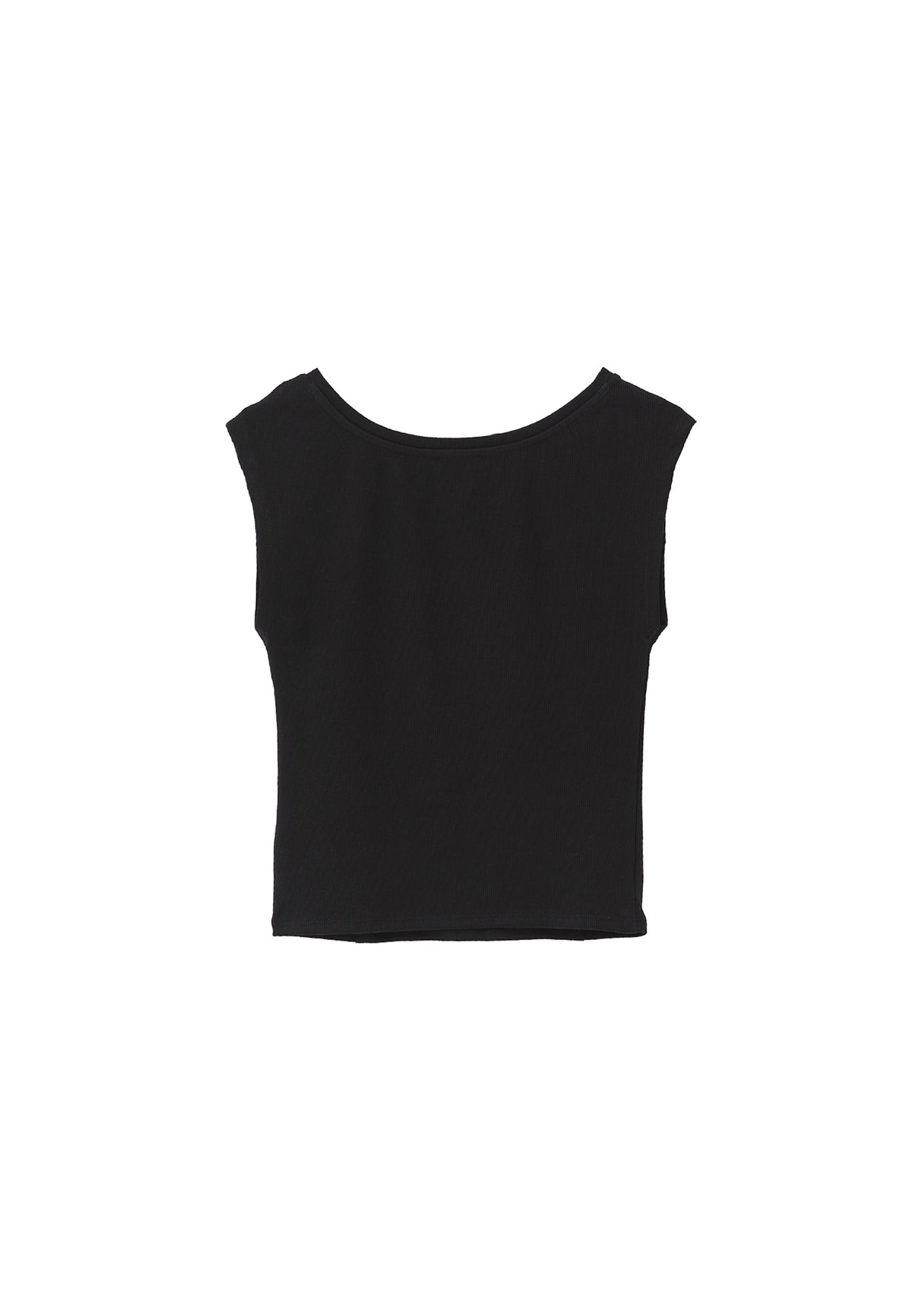 Boat Neck T-Shirt - Black