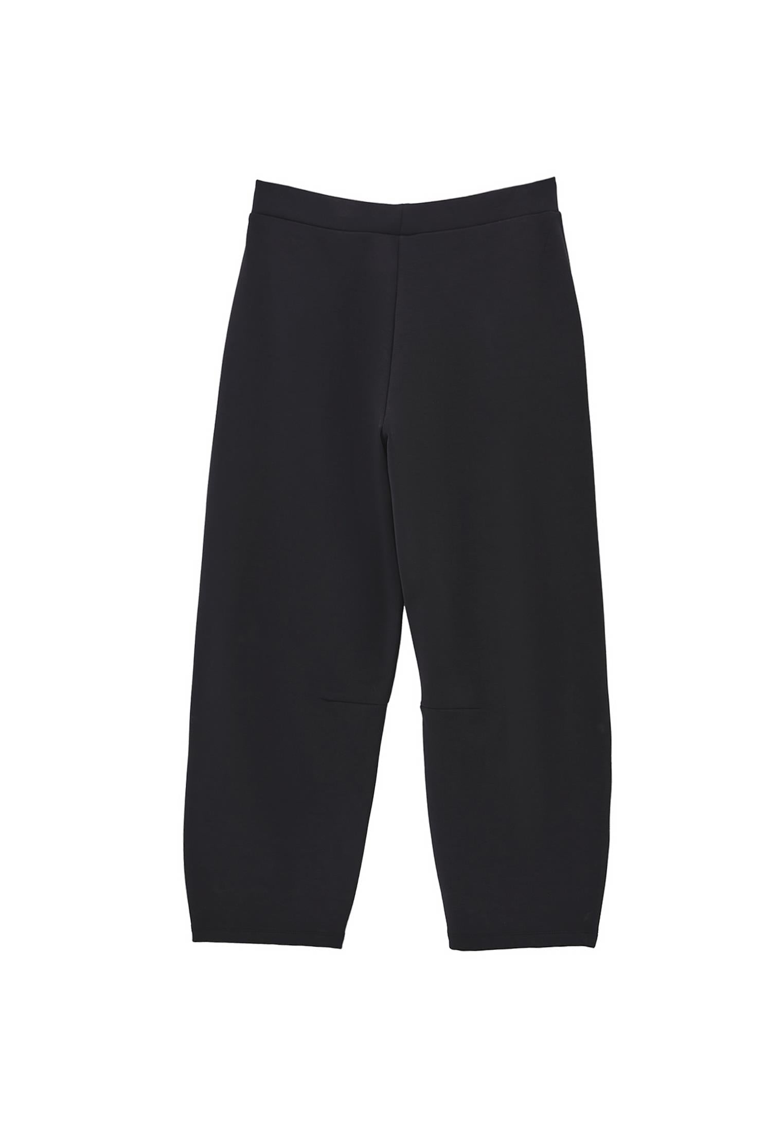 Barrel Leg Pants - BLACK