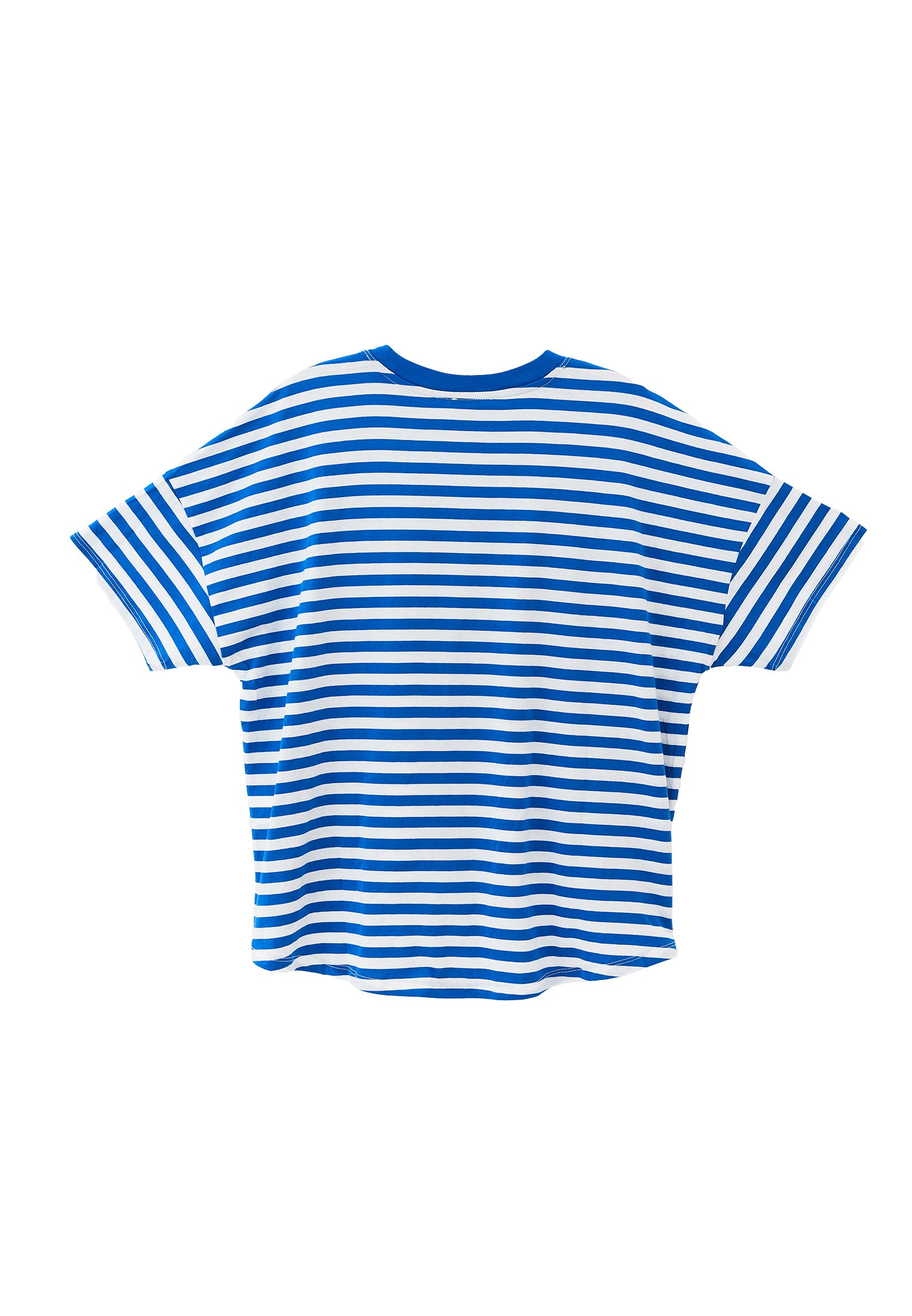 Oversize tunic t-shirt - BLUE STRIPE