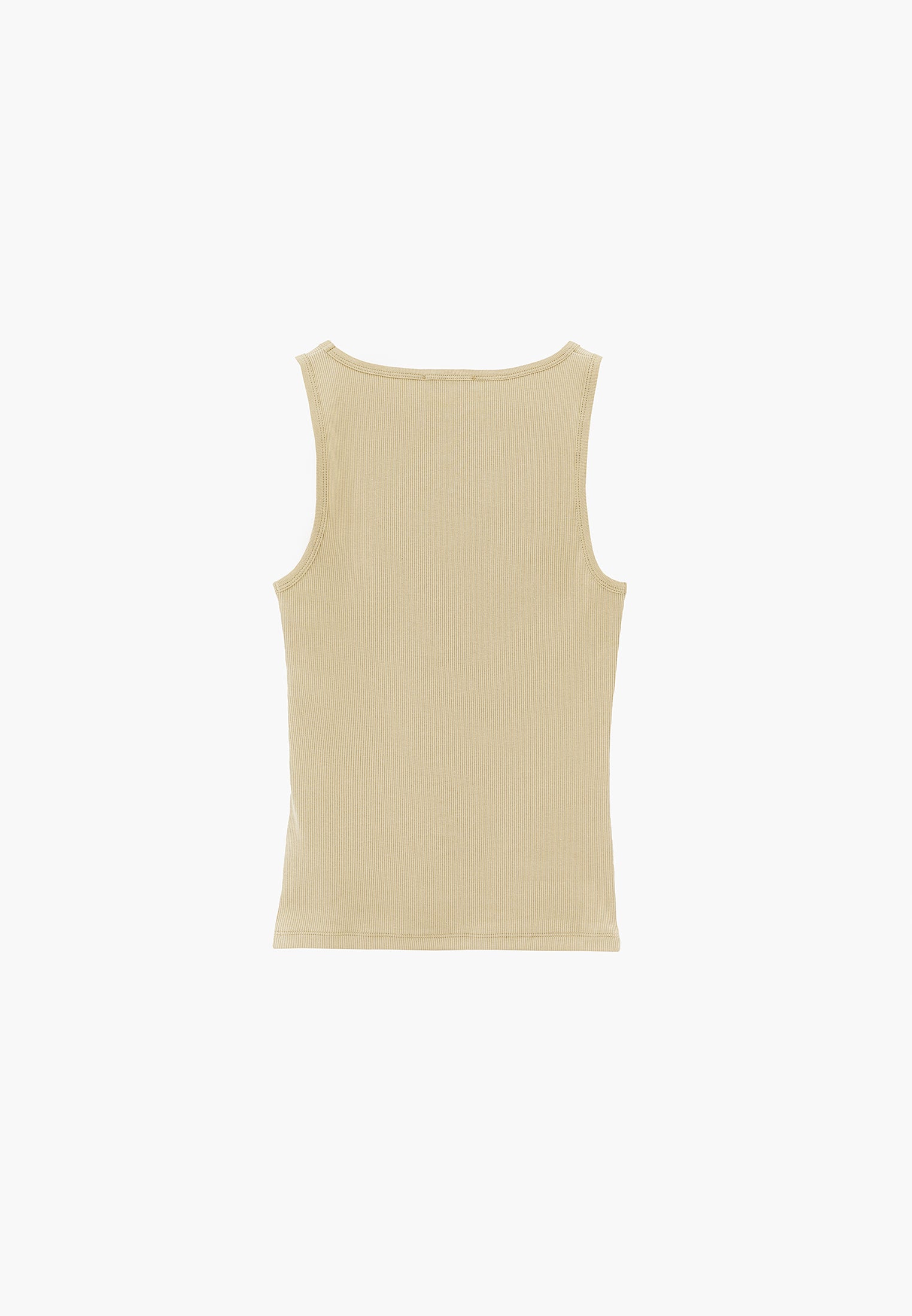 Sleeveless Bodycon Tank Top with Square Neckline - BOG