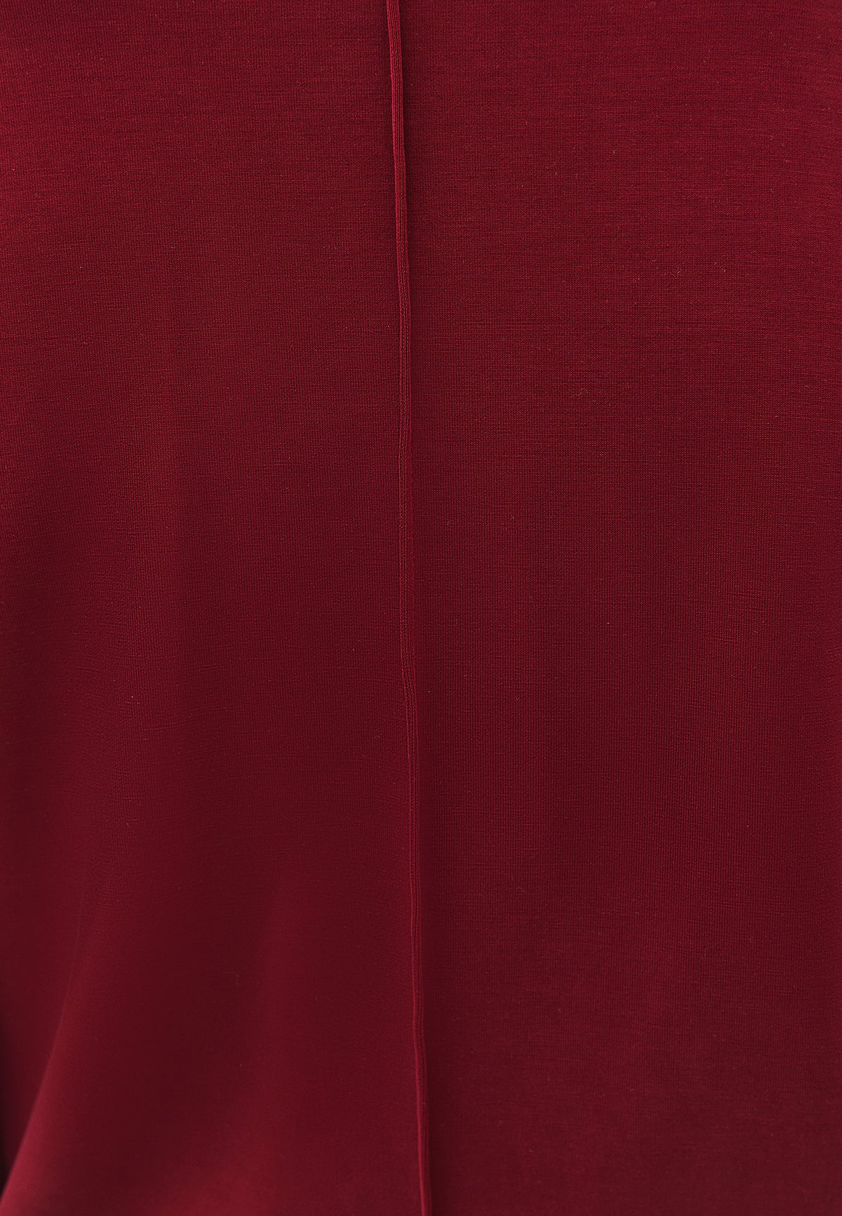 High Neck Long Sleeve Sweatshirt - CABERNET