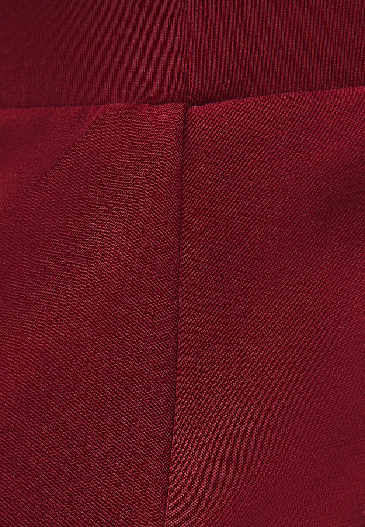 Women High Waist Straight Leg Pocket Detail Pants - CABERNET