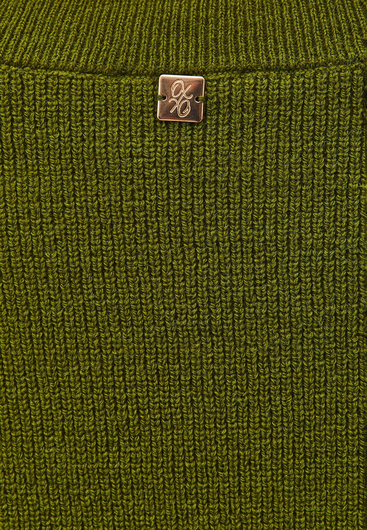 Boat Neck Loose Sweater - CALLA GREEN