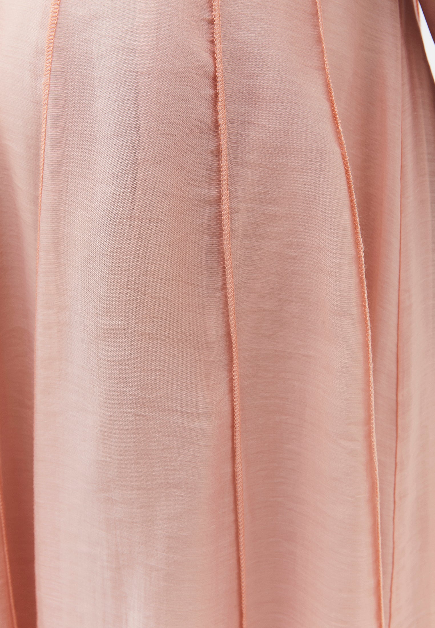 High Waist Flared Midi Skirt - CAMEO ROSE