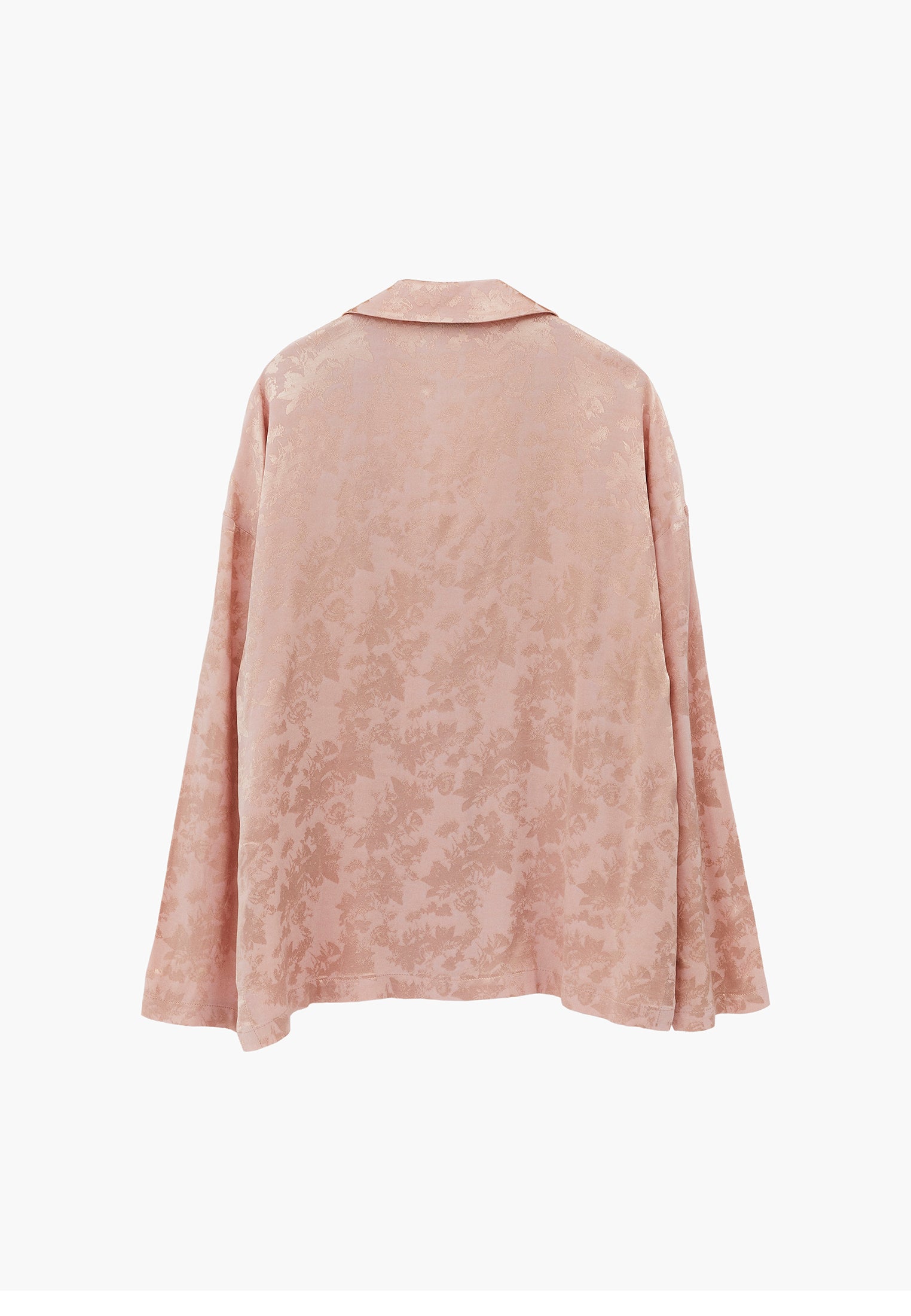 Long Sleeve Oversize Shirt With Button Details - CAMEO ROSE