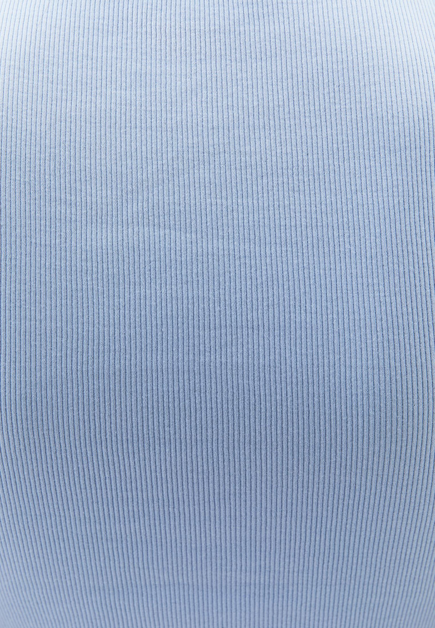 Crew Neck Tank Top - CHAMBRAY BLUE